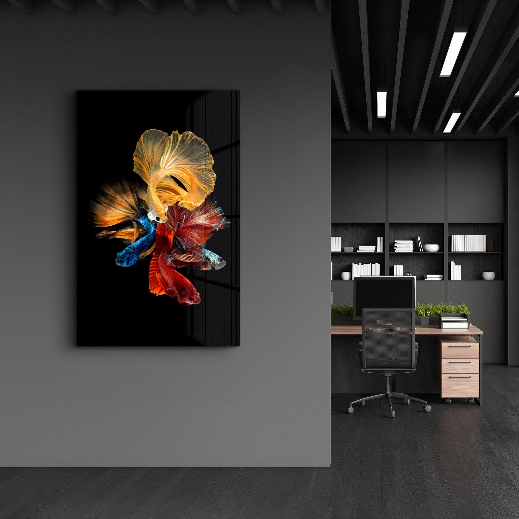 Arte em Vidro Temperado Multicolor 70x110cm - Pintura Decorativa UV de Alta Qualidade