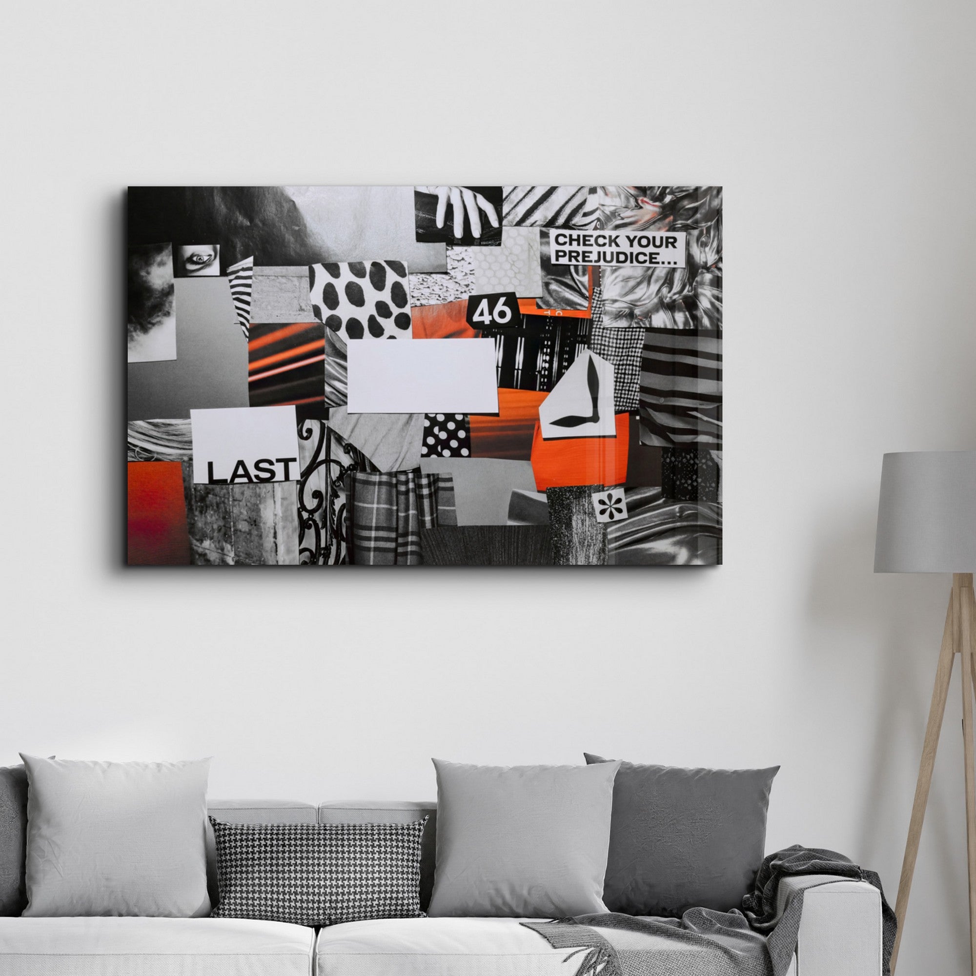 Arte Decorativa em Vidro Temperado Multicolor 35x55cm - Impressão UV de Alta Qualidade