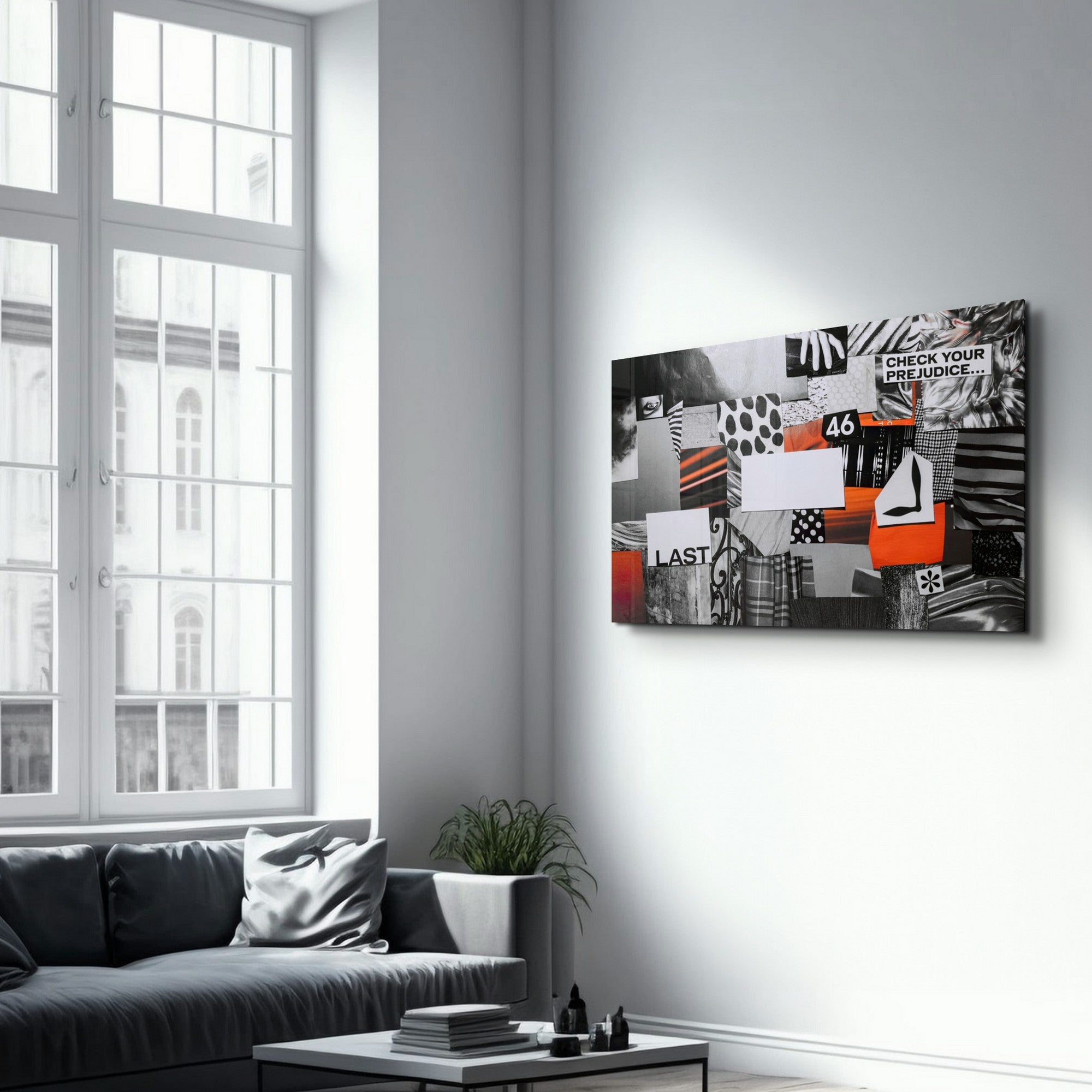 Arte Decorativa em Vidro Temperado Multicolor 35x55cm - Impressão UV de Alta Qualidade