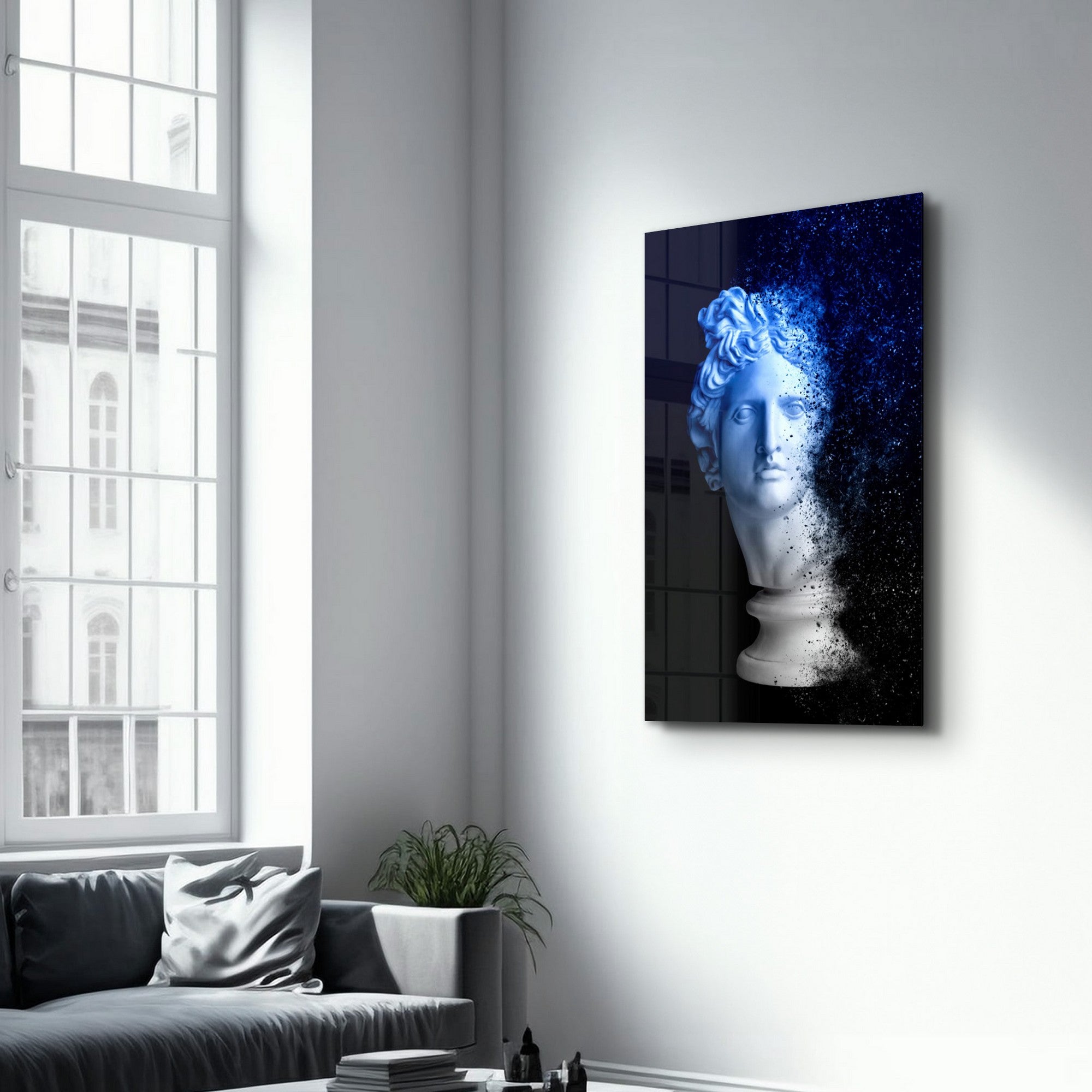 Arte em Vidro Temperado Multicolor 35x55cm - Pintura Decorativa UV de Alta Qualidade