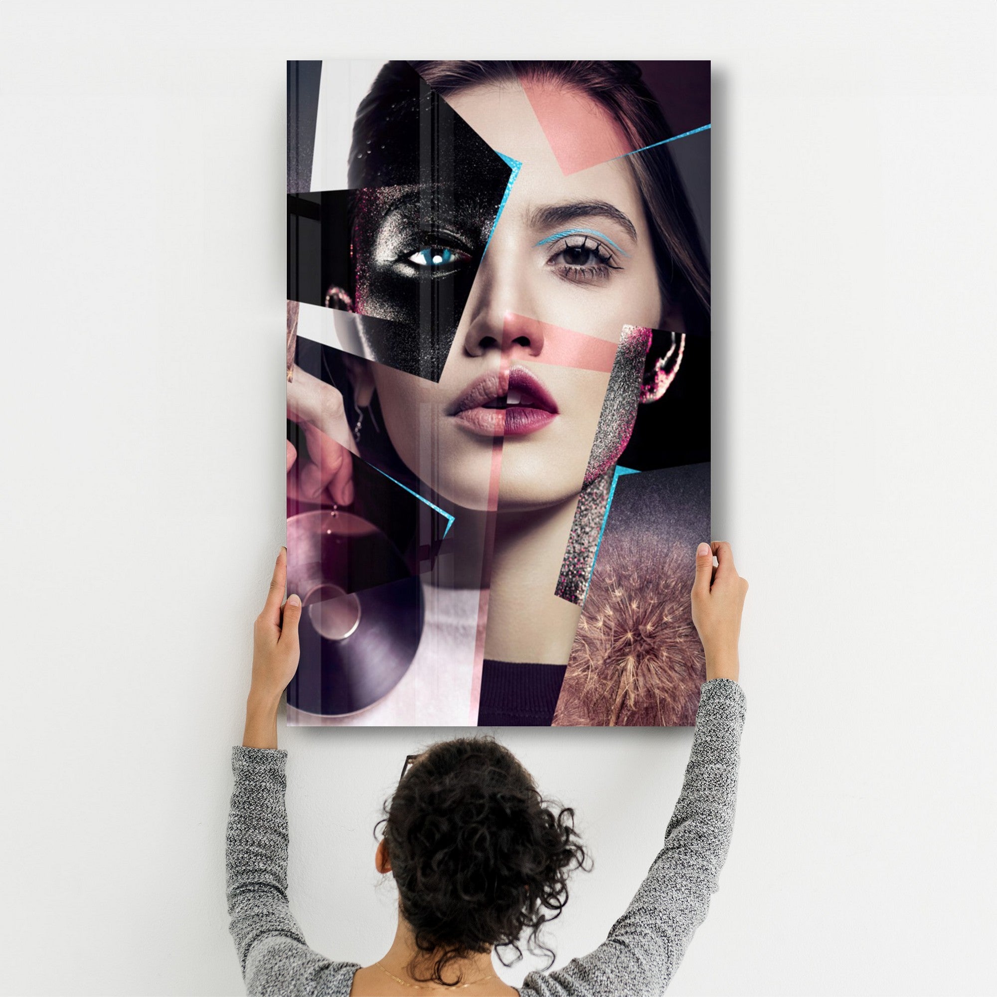 Arte em Vidro Temperado Multicolor 70x110cm - Pintura Decorativa UV de Alta Qualidade