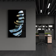 Arte em Vidro Temperado Multicolor 35x55cm - Pintura Decorativa UV de Alta Qualidade