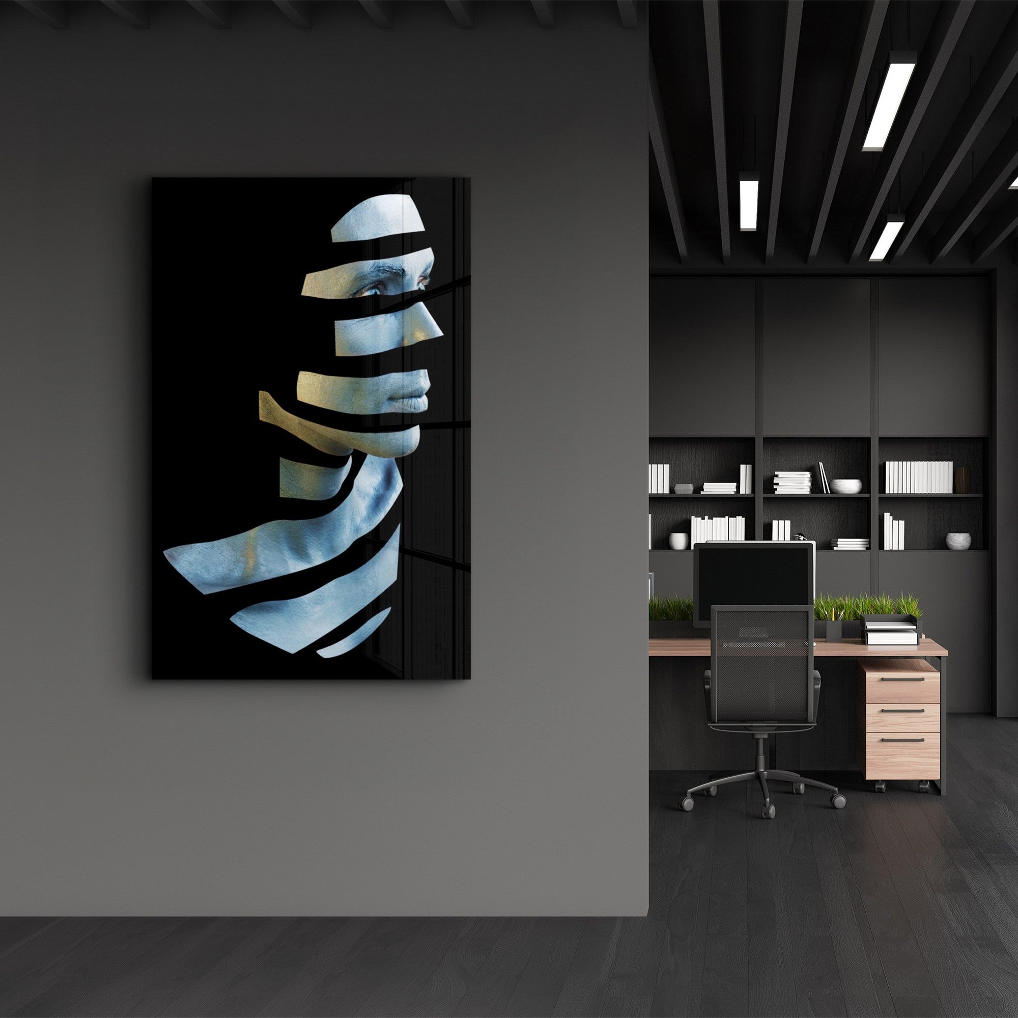 Arte Decorativa em Vidro Temperado Multicolor 46x72cm - Impressão UV de Alta Qualidade