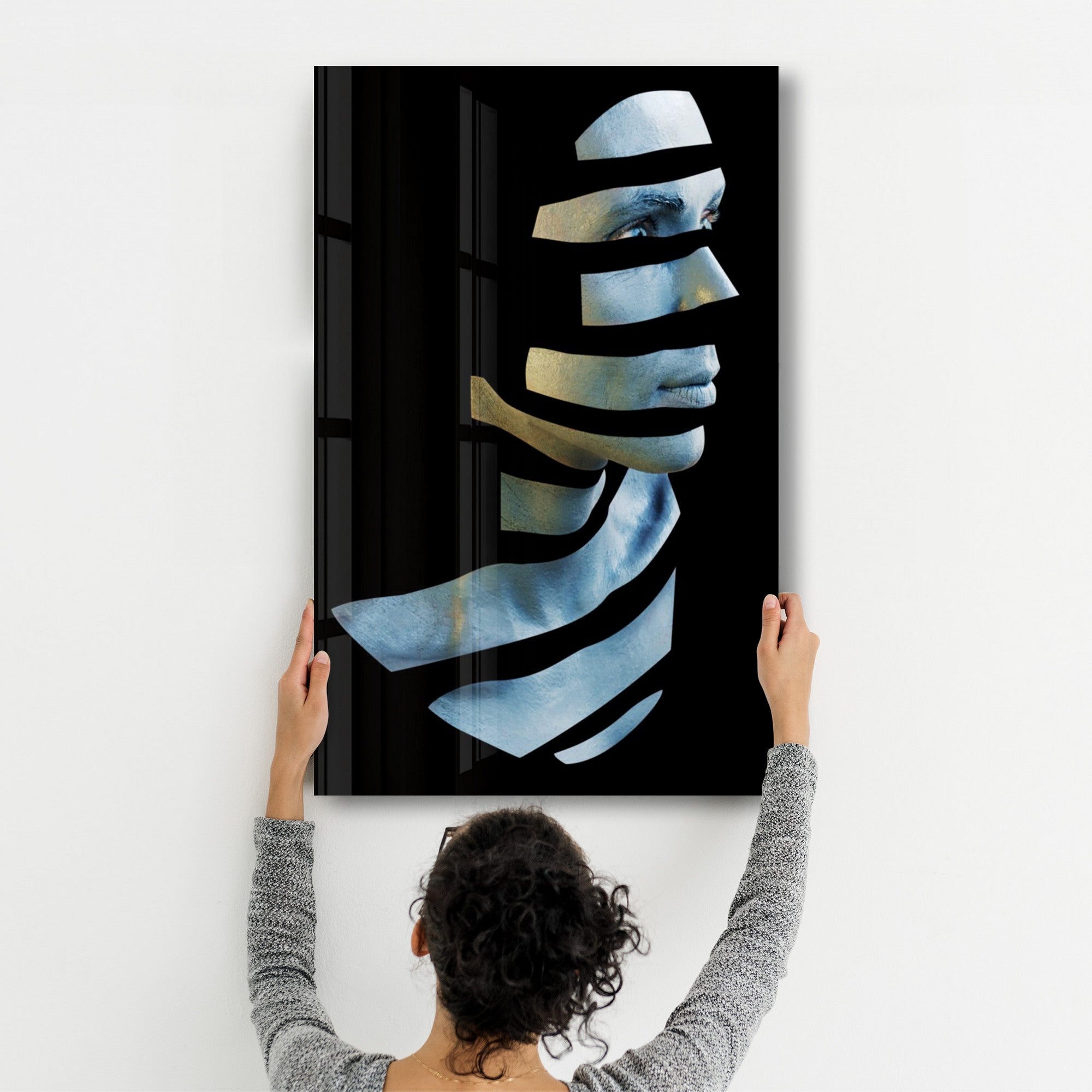 Arte em Vidro Temperado Multicolor 70x110cm - Pintura Decorativa UV de Alta Qualidade