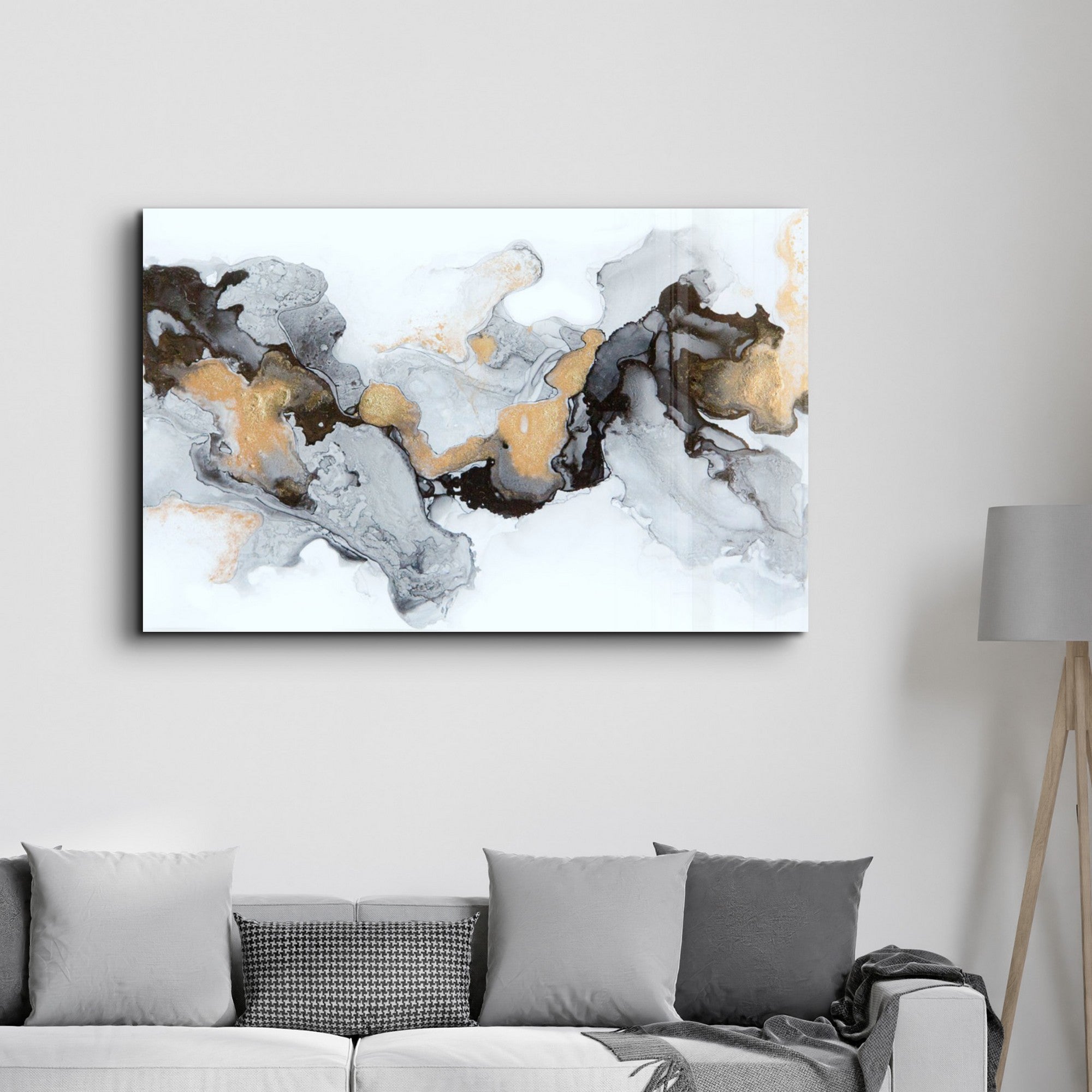 Arte em Vidro Temperado Multicolor 35x55cm - Pintura Decorativa UV de Alta Qualidade