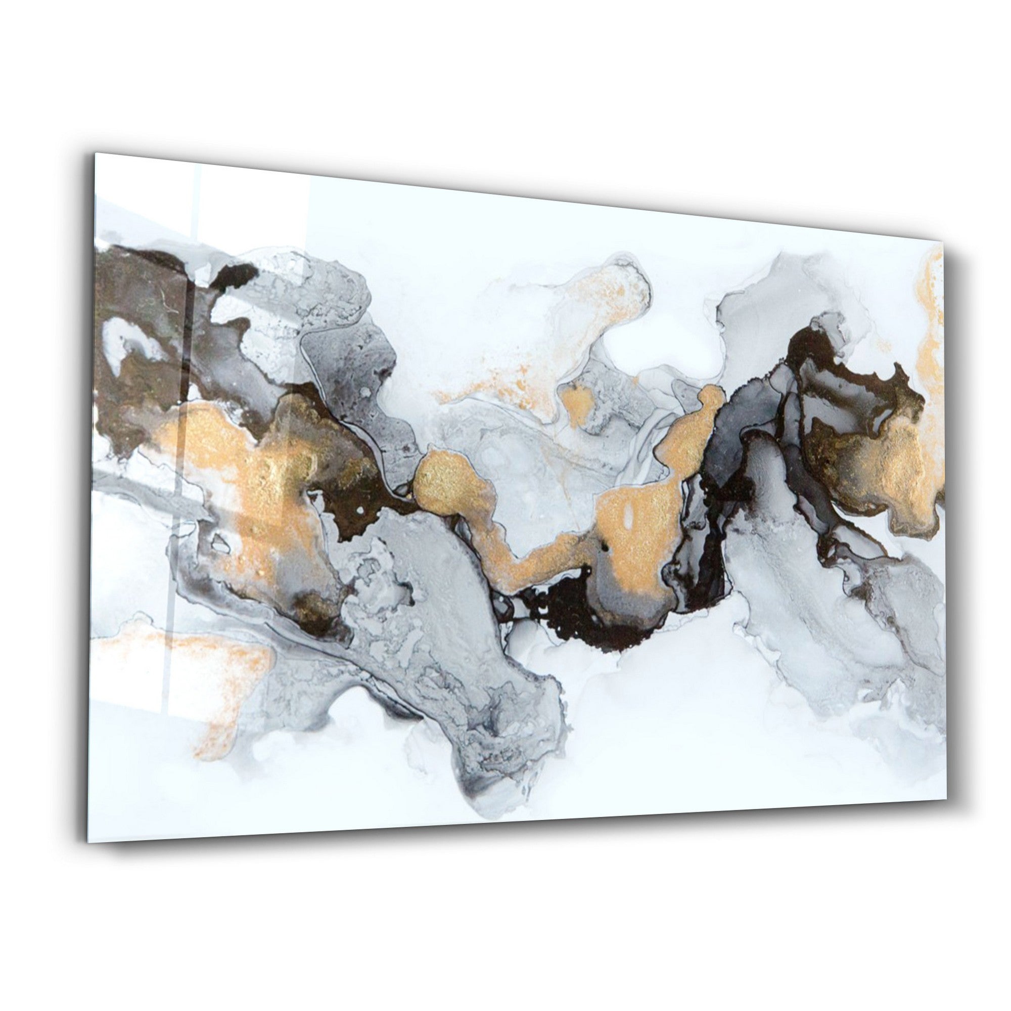 Arte em Vidro Temperado Multicolor 35x55cm - Pintura Decorativa UV de Alta Qualidade