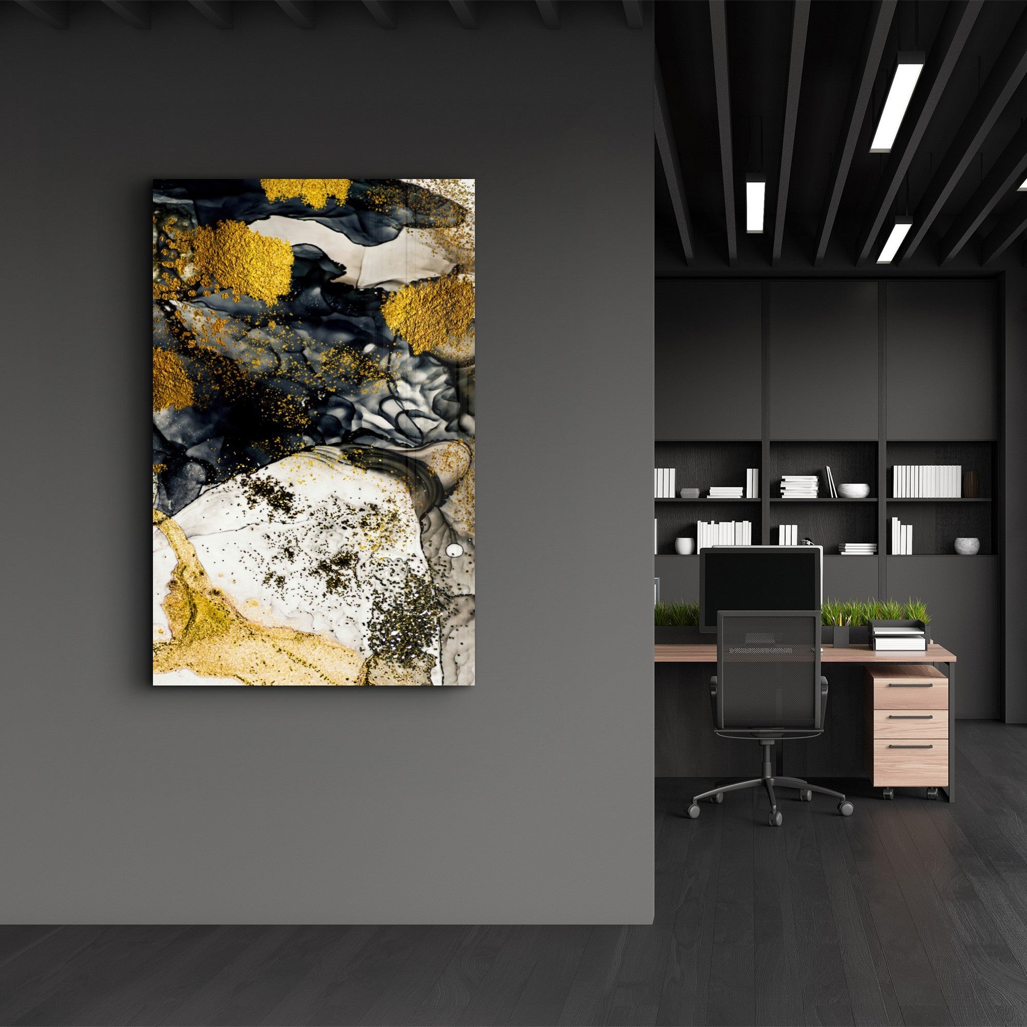 Arte Decorativa em Vidro Temperado Multicolor 35x55cm - Impressão UV de Alta Qualidade