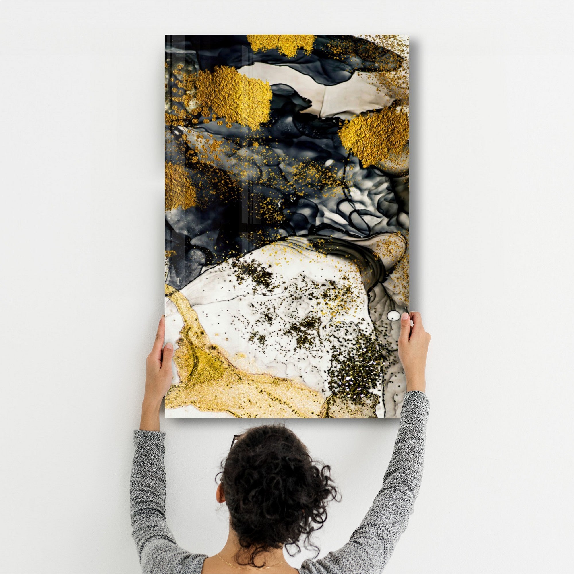 Arte em Vidro Temperado Multicolor 70x110cm - Pintura Decorativa UV de Alta Qualidade