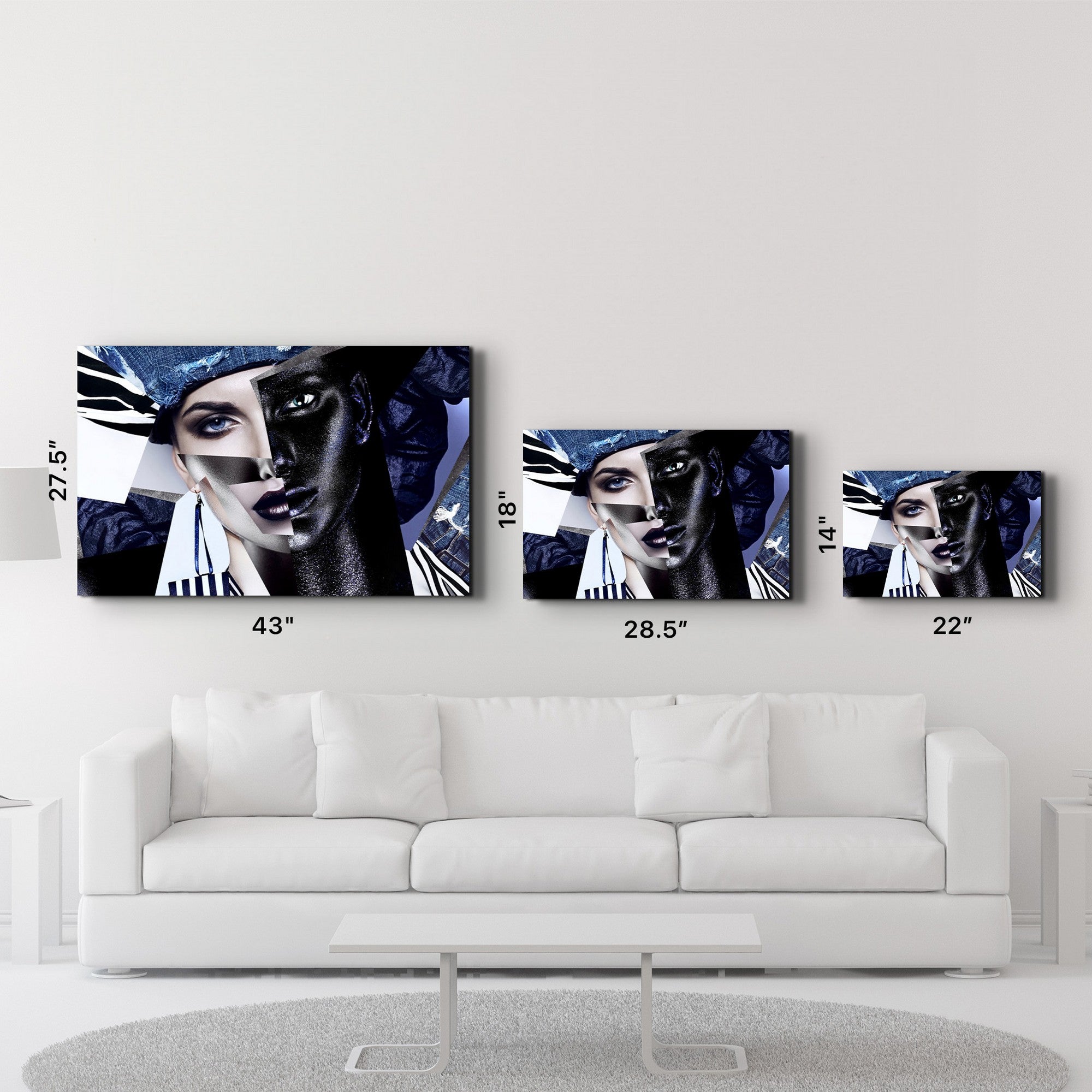 Arte em Vidro Temperado Multicolor 70x110cm - Pintura Decorativa UV de Alta Qualidade