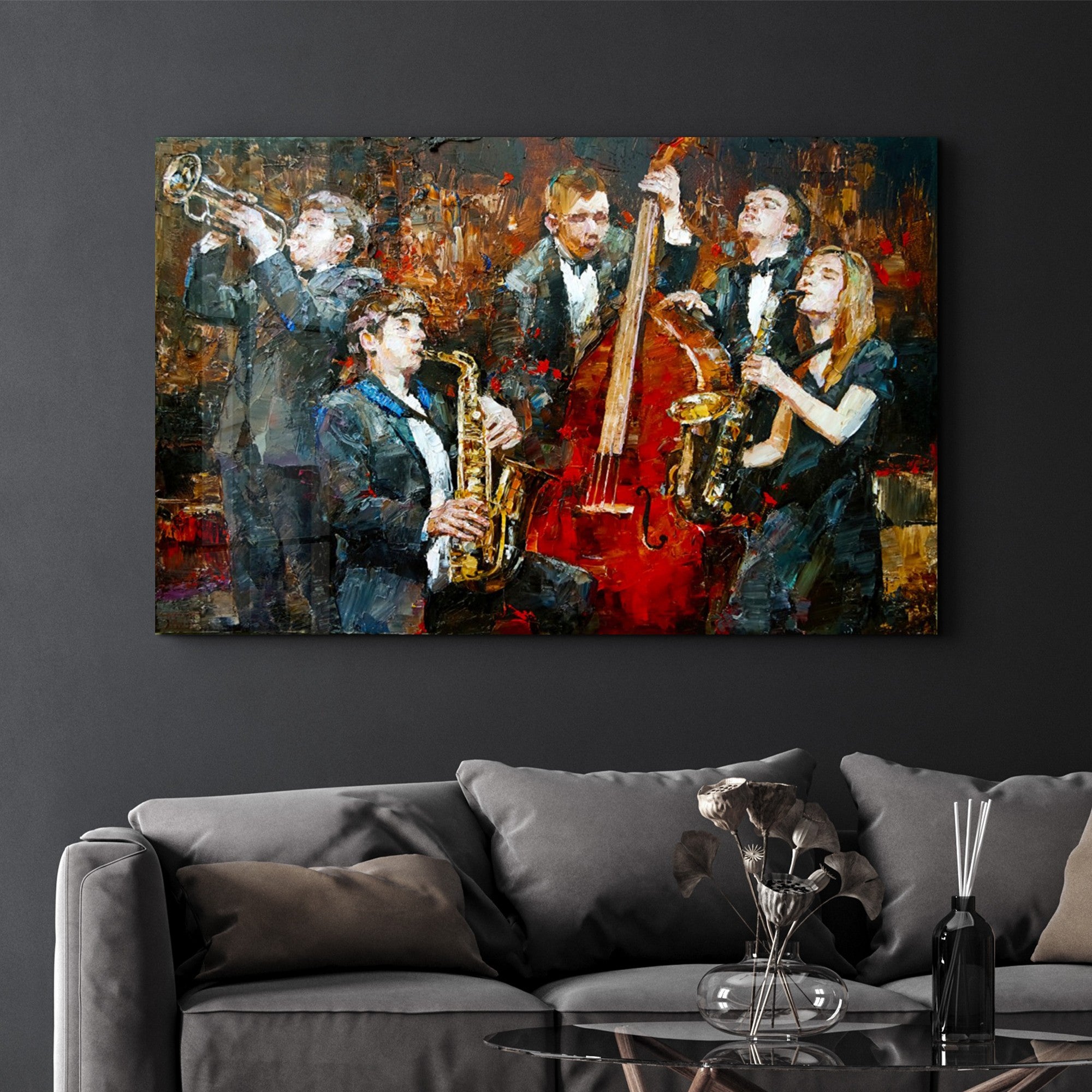 Arte em Vidro Temperado Multicolor 70x110cm - Pintura Decorativa UV de Alta Qualidade