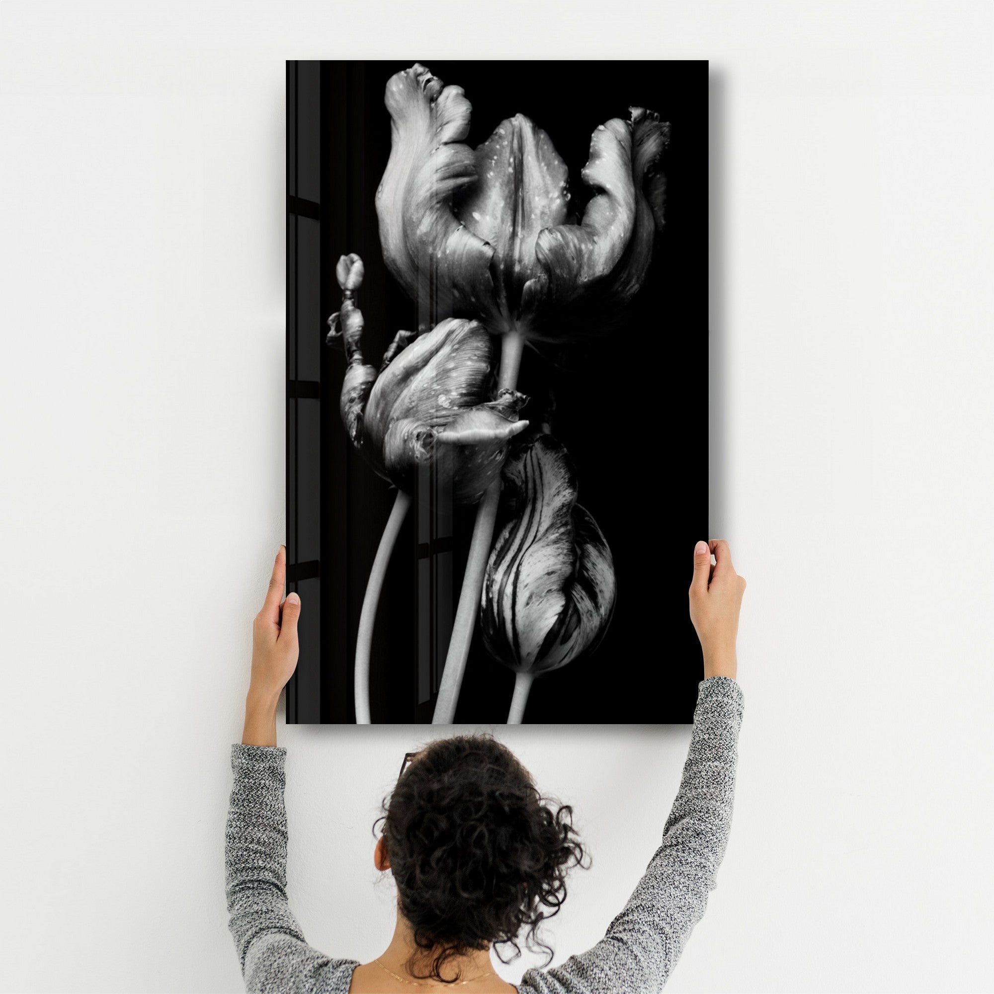 Arte em Vidro Temperado Multicolor 35x55cm - Pintura Decorativa UV Resistente