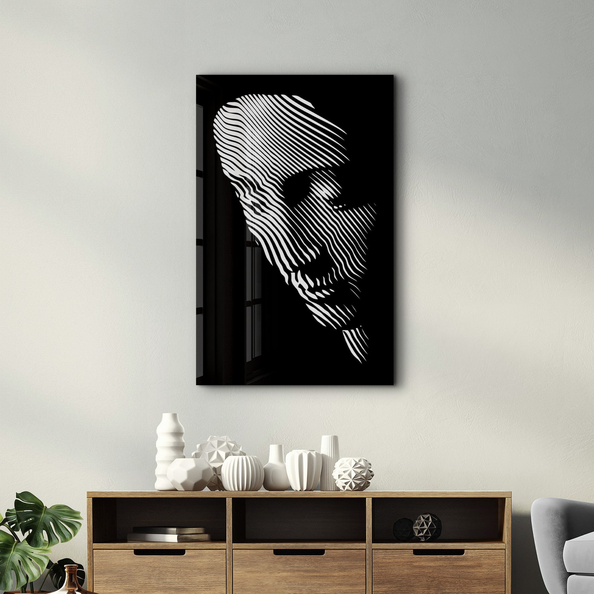 Quadro Decorativo em Vidro Temperado Multicolor 35x55cm - Impressão UV de Alta Qualidade