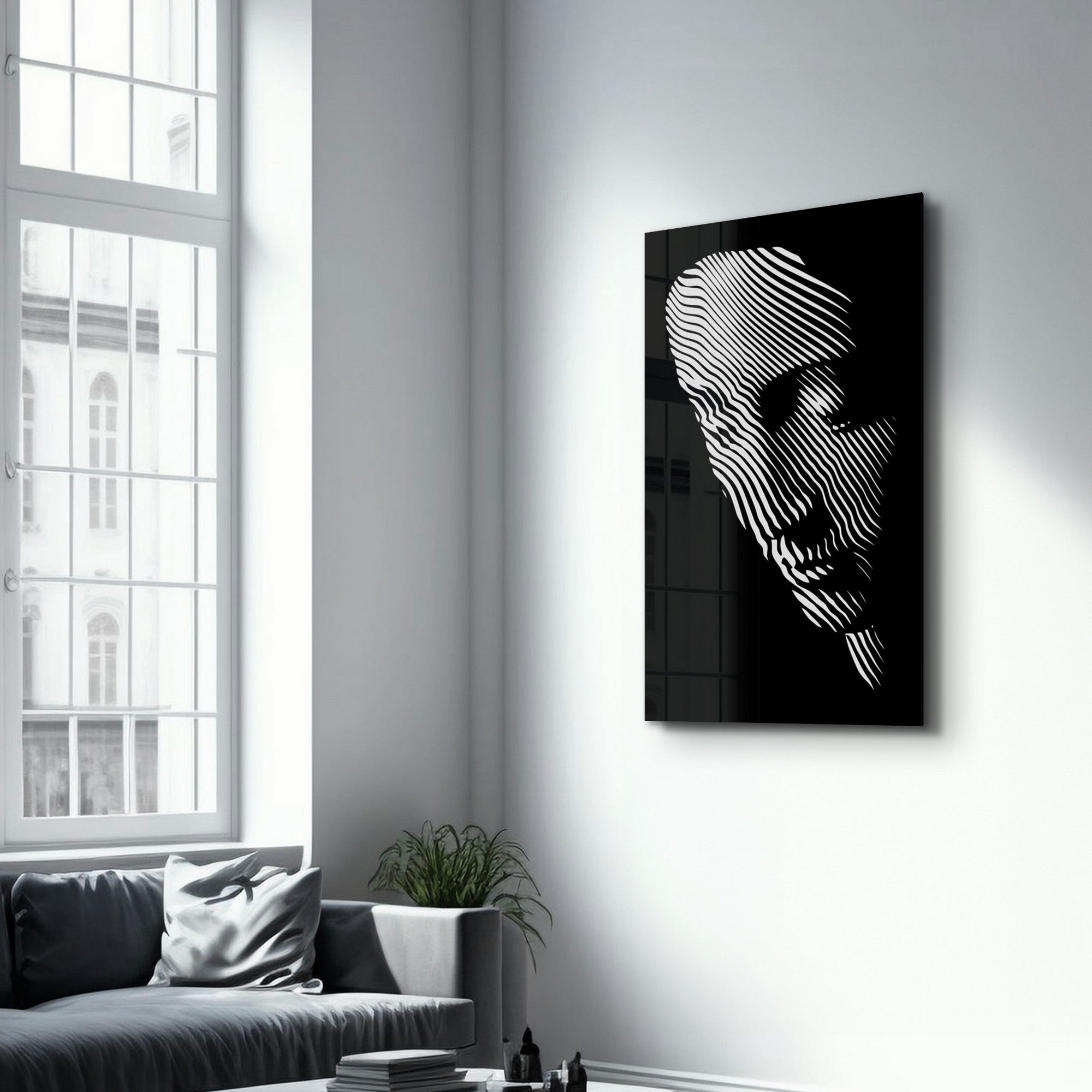 Quadro Decorativo em Vidro Temperado Multicolor 35x55cm - Impressão UV de Alta Qualidade