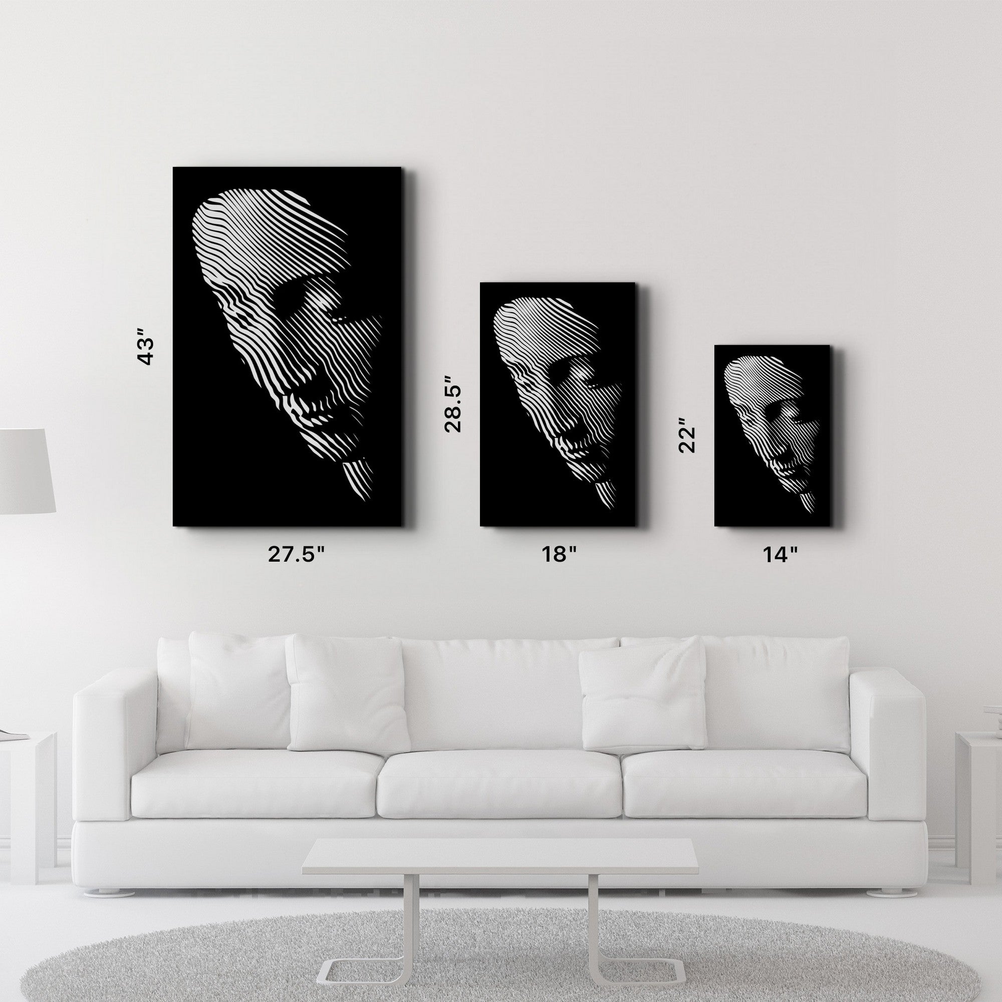 Quadro Decorativo em Vidro Temperado Multicolor 35x55cm - Impressão UV de Alta Qualidade