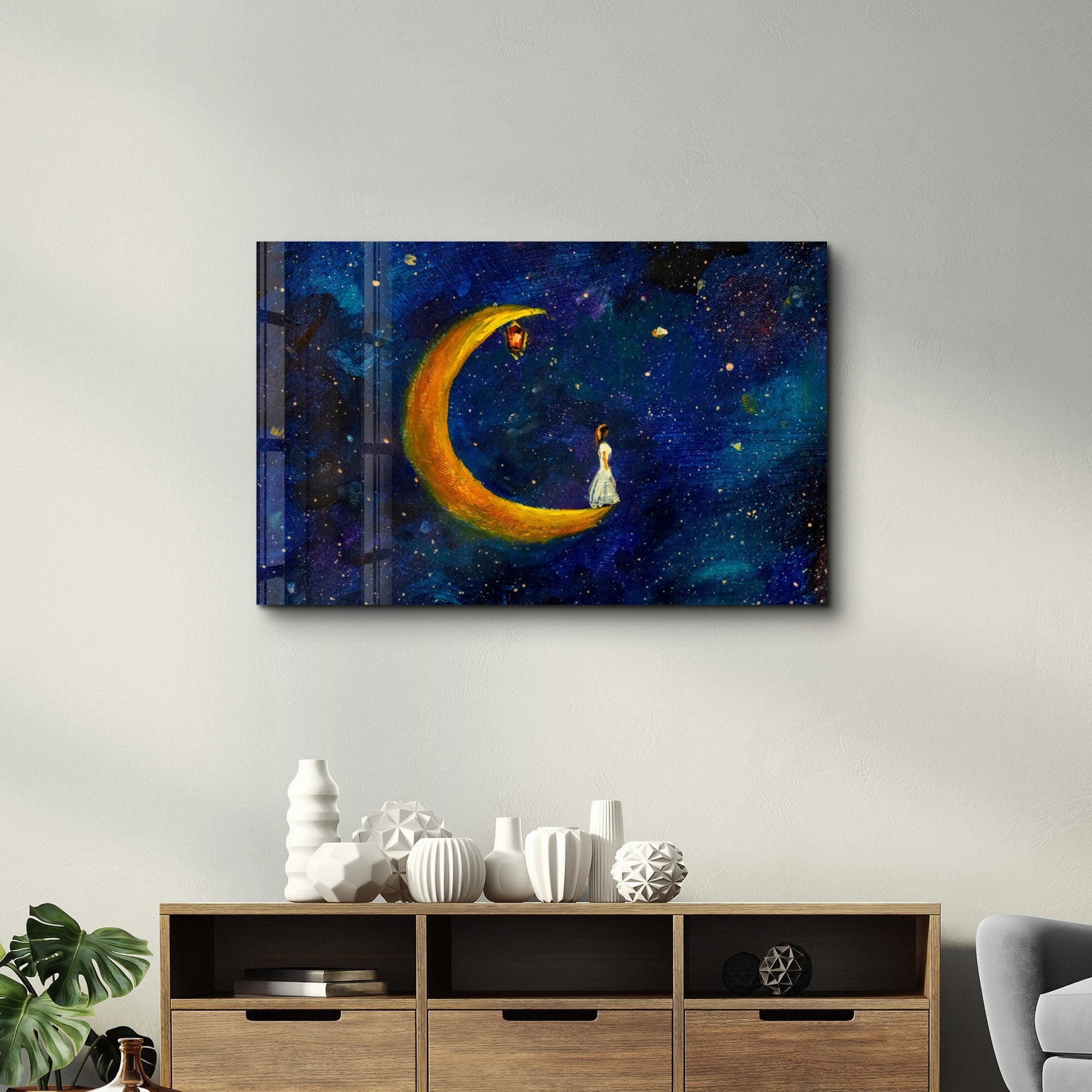 Arte Decorativa em Vidro Temperado Multicolor 70x110cm - Impressão UV de Alta Qualidade