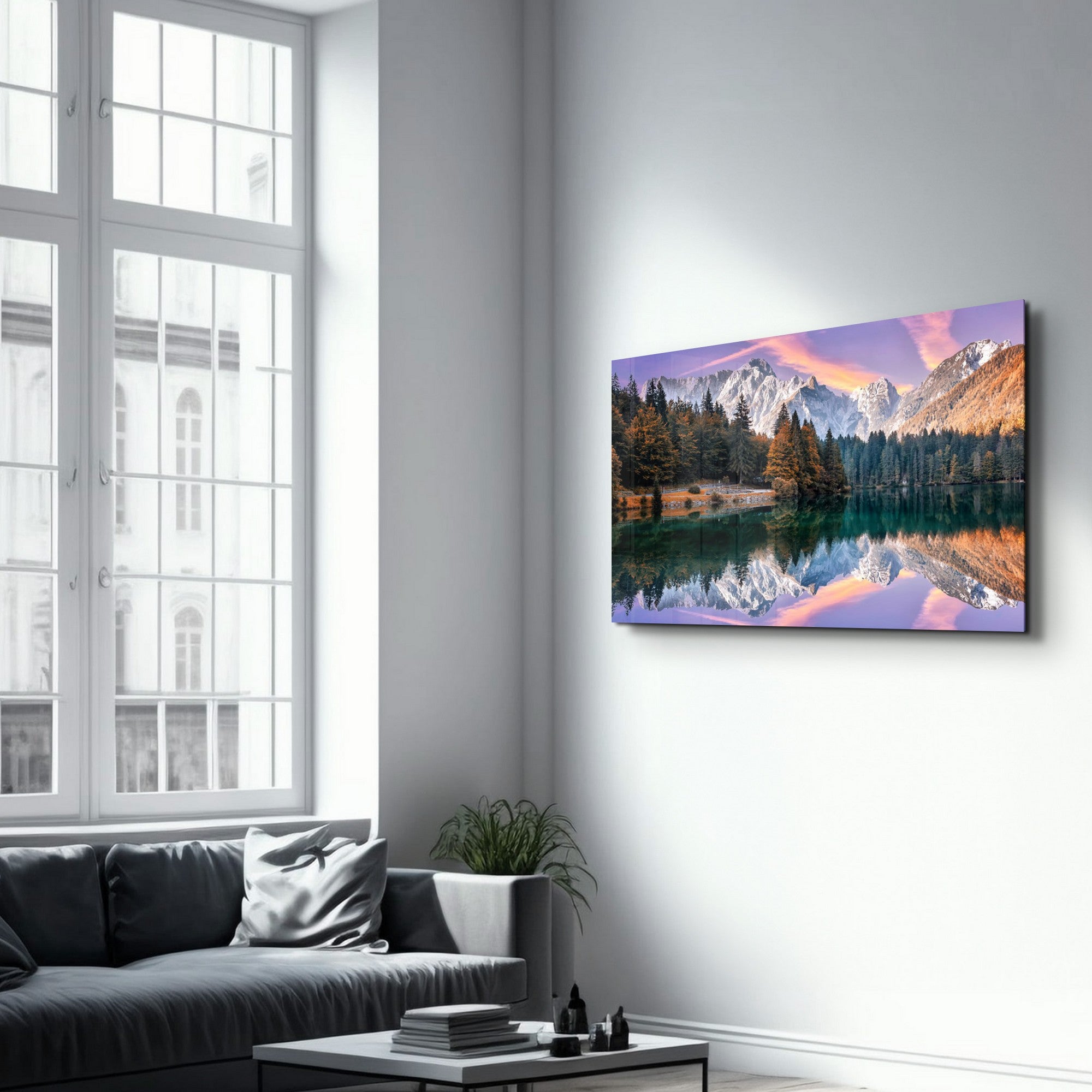 Arte em Vidro Temperado Multicolor 70x110cm - Pintura Decorativa UV de Alta Qualidade