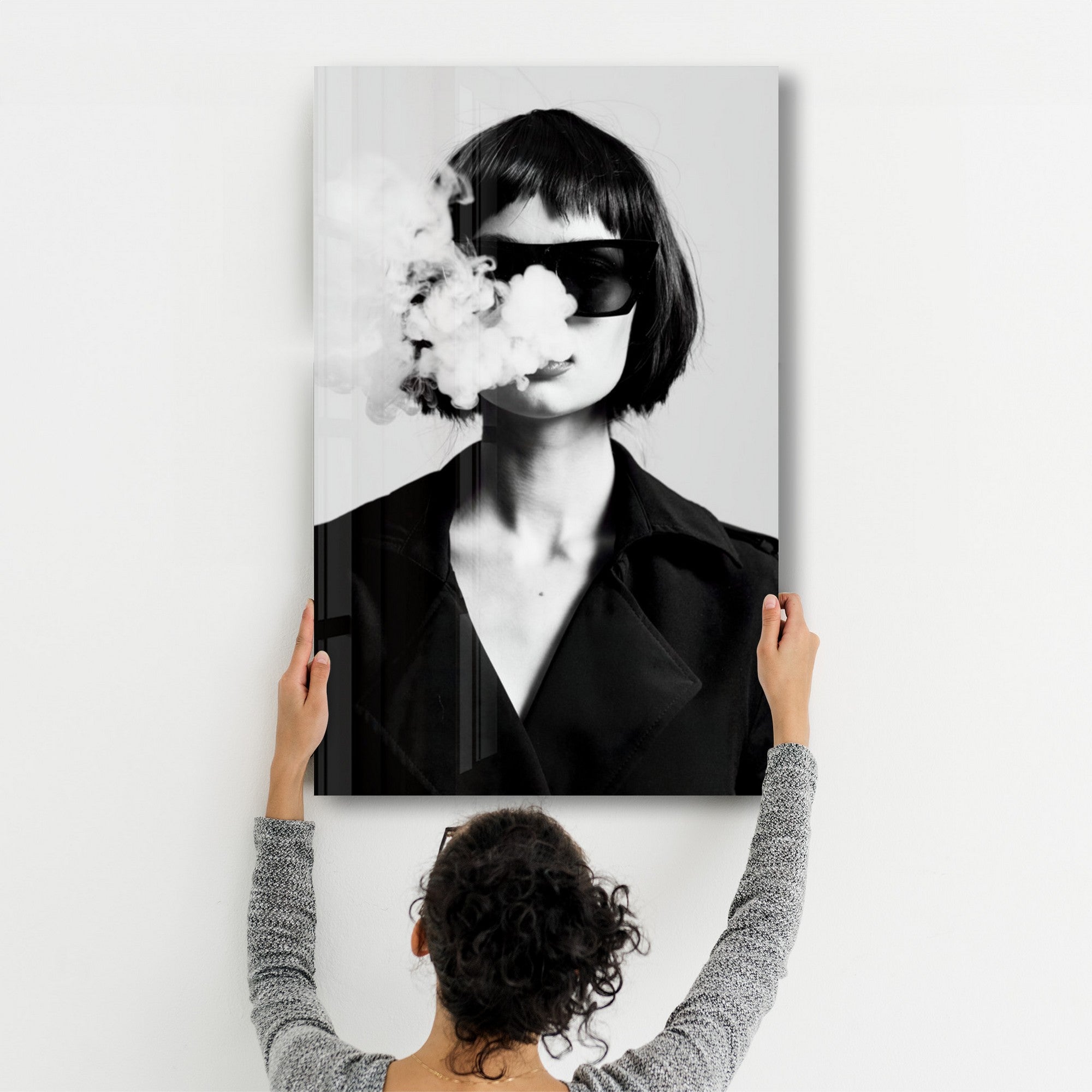 Arte Decorativa em Vidro Temperado Multicolor 35x55cm - Impressão UV de Alta Qualidade