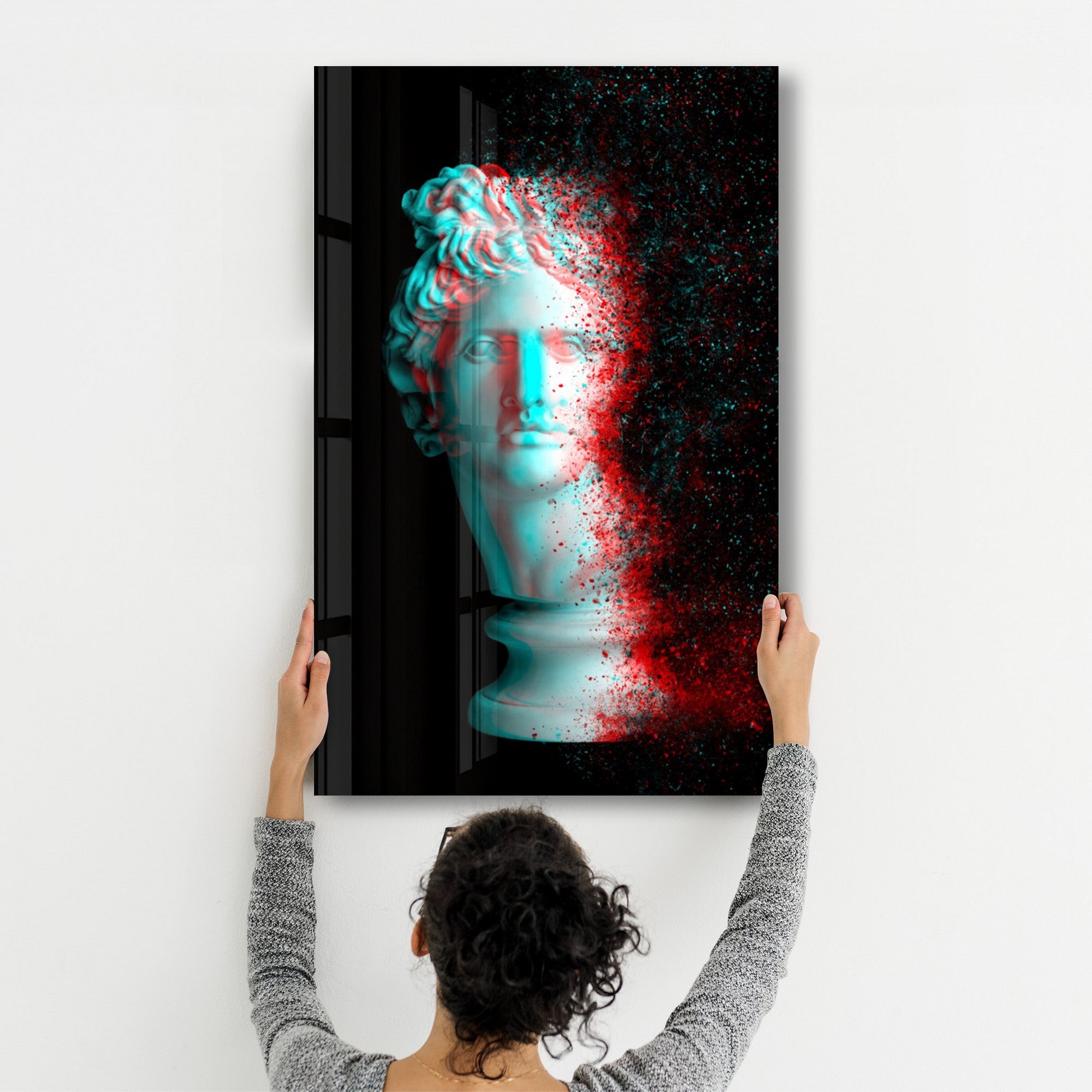 Arte em Vidro Temperado Multicolor 70x110cm - Pintura Decorativa UV de Alta Qualidade