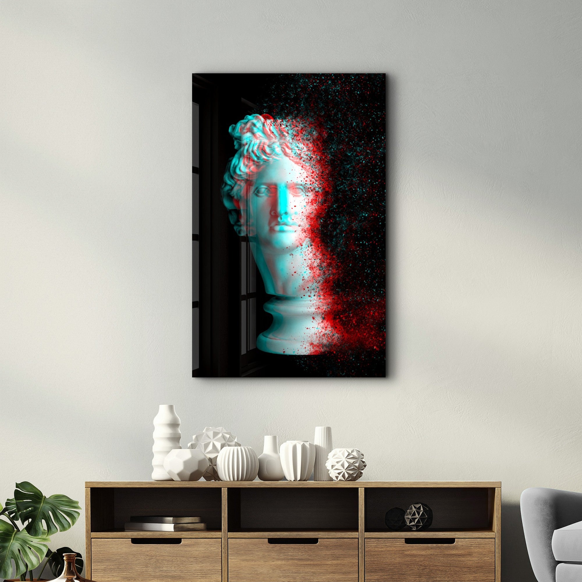 Arte em Vidro Temperado Multicolor 70x110cm - Pintura Decorativa UV de Alta Qualidade