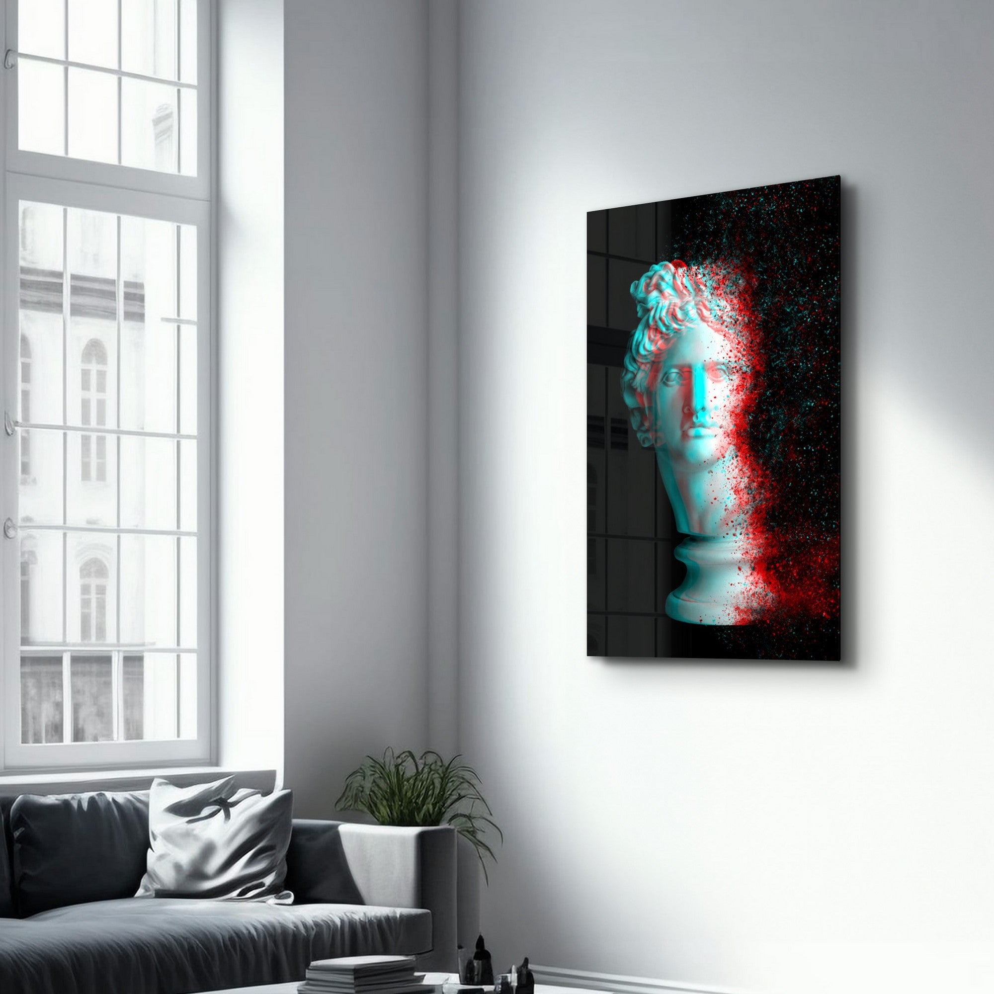 Arte em Vidro Temperado Multicolor 70x110cm - Pintura Decorativa UV de Alta Qualidade