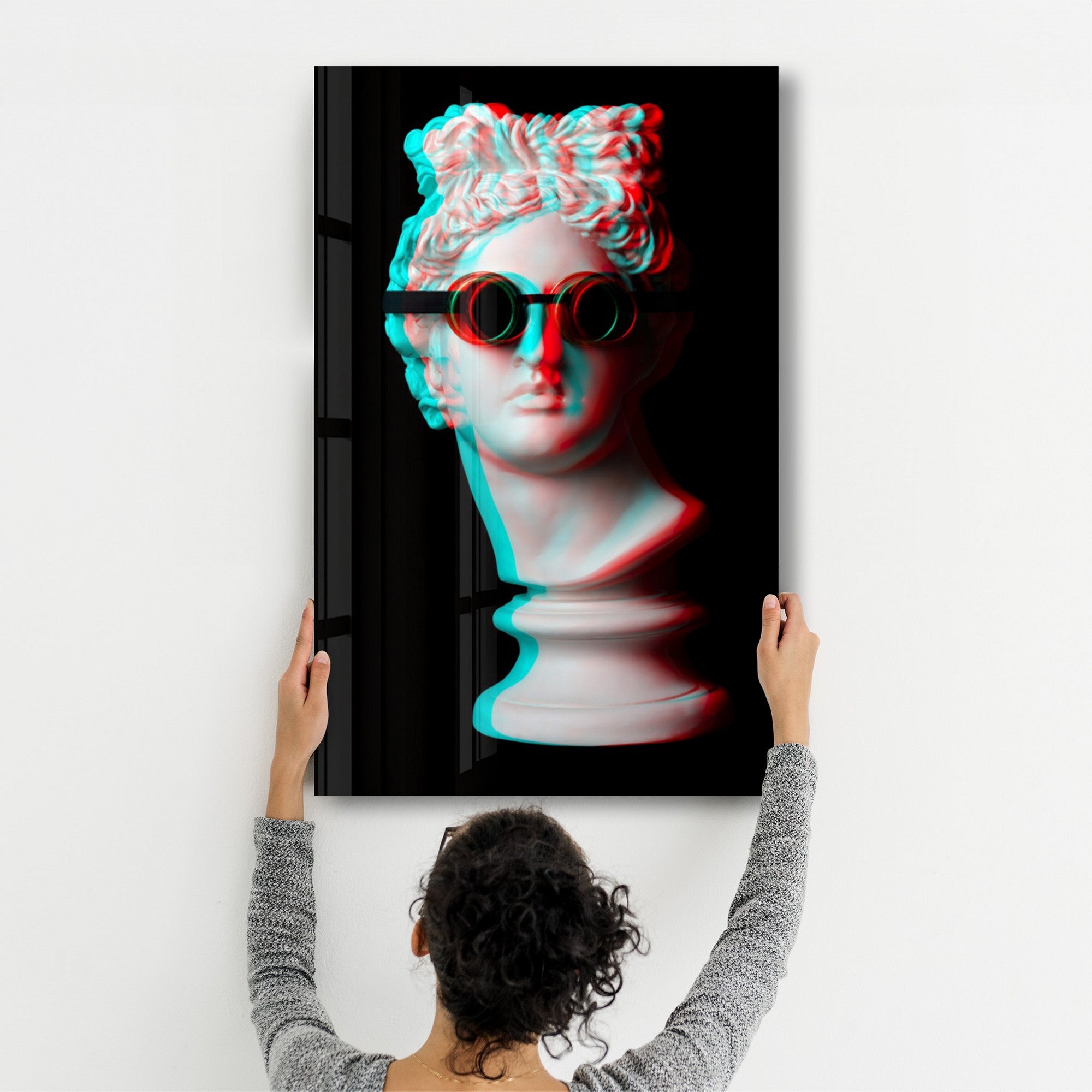 Arte Decorativa em Vidro Temperado Multicolor 70x110cm - Impressão UV de Alta Qualidade