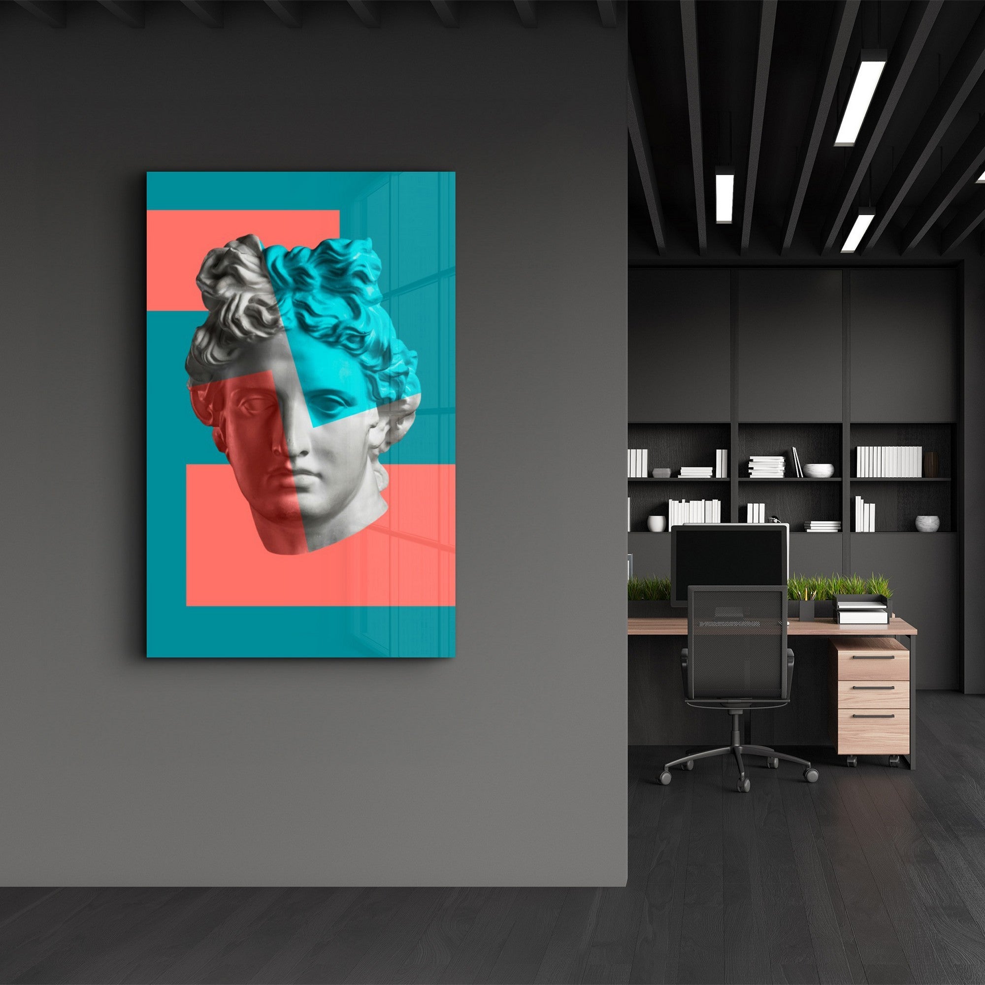 Arte em Vidro Temperado Multicolor 70x110cm - Pintura Decorativa UV de Alta Qualidade