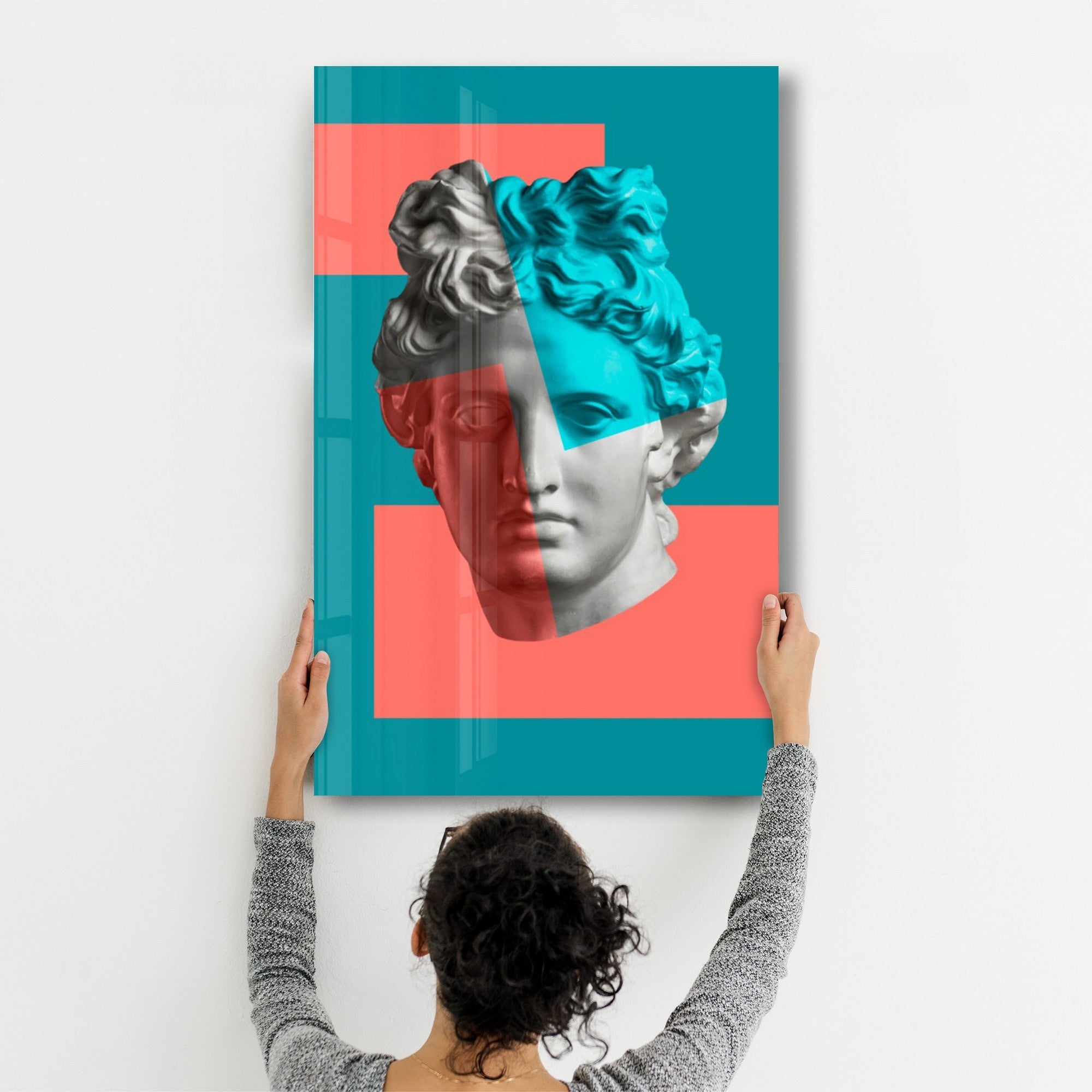 Arte em Vidro Temperado Multicolor 70x110cm - Pintura Decorativa UV de Alta Qualidade