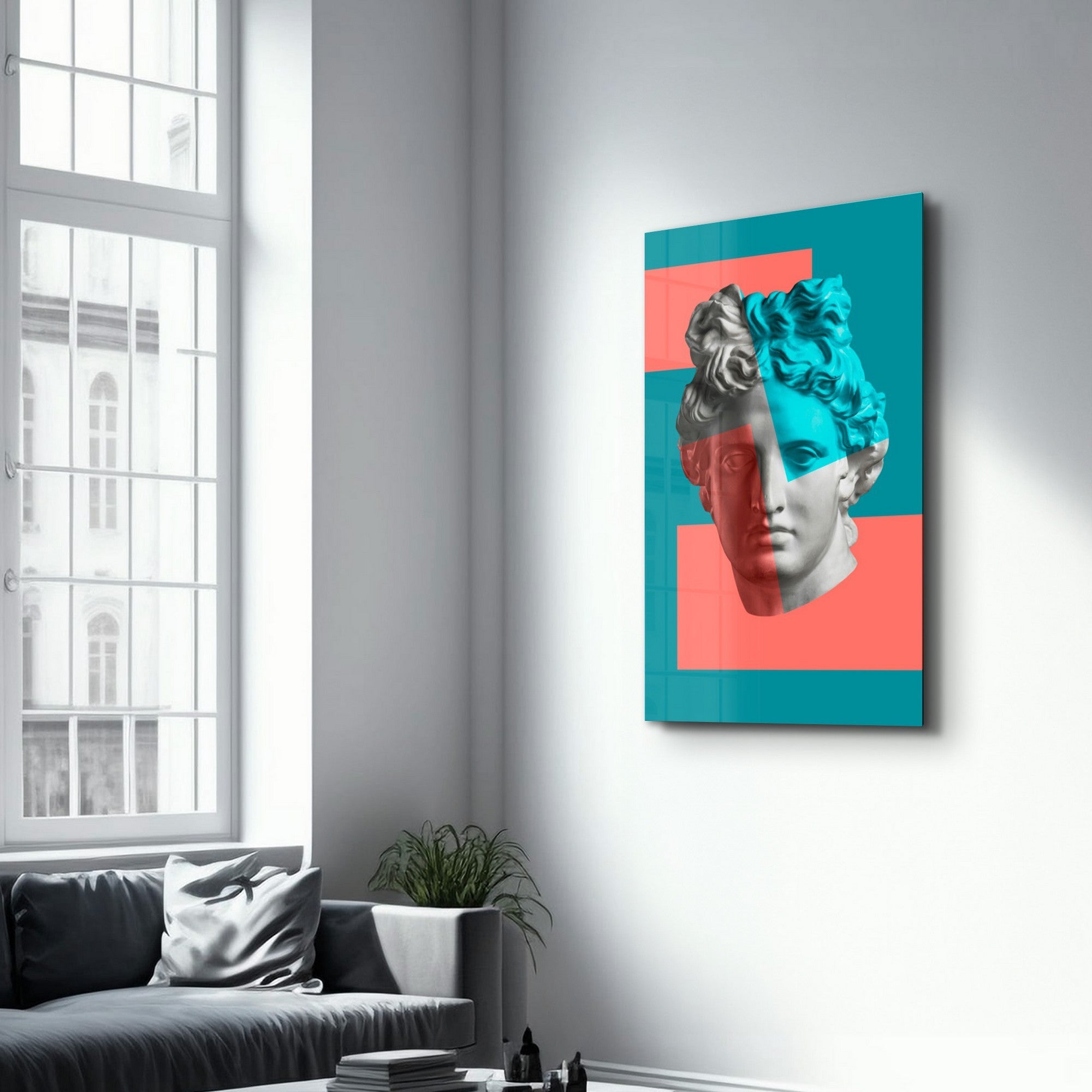 Arte em Vidro Temperado Multicolor 70x110cm - Pintura Decorativa UV de Alta Qualidade