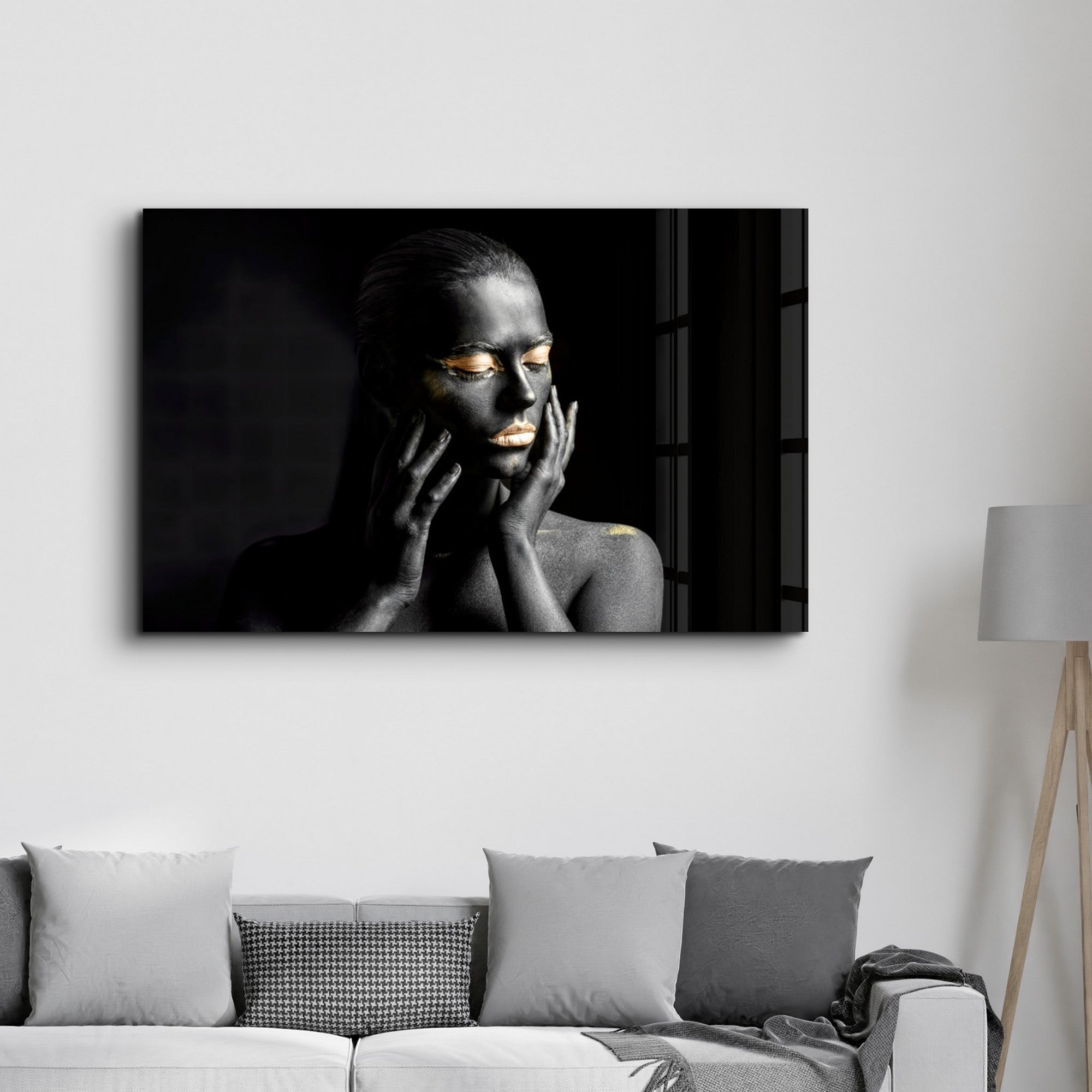 Arte em Vidro Temperado Multicolor 35x55cm - Pintura Decorativa UV de Alta Qualidade