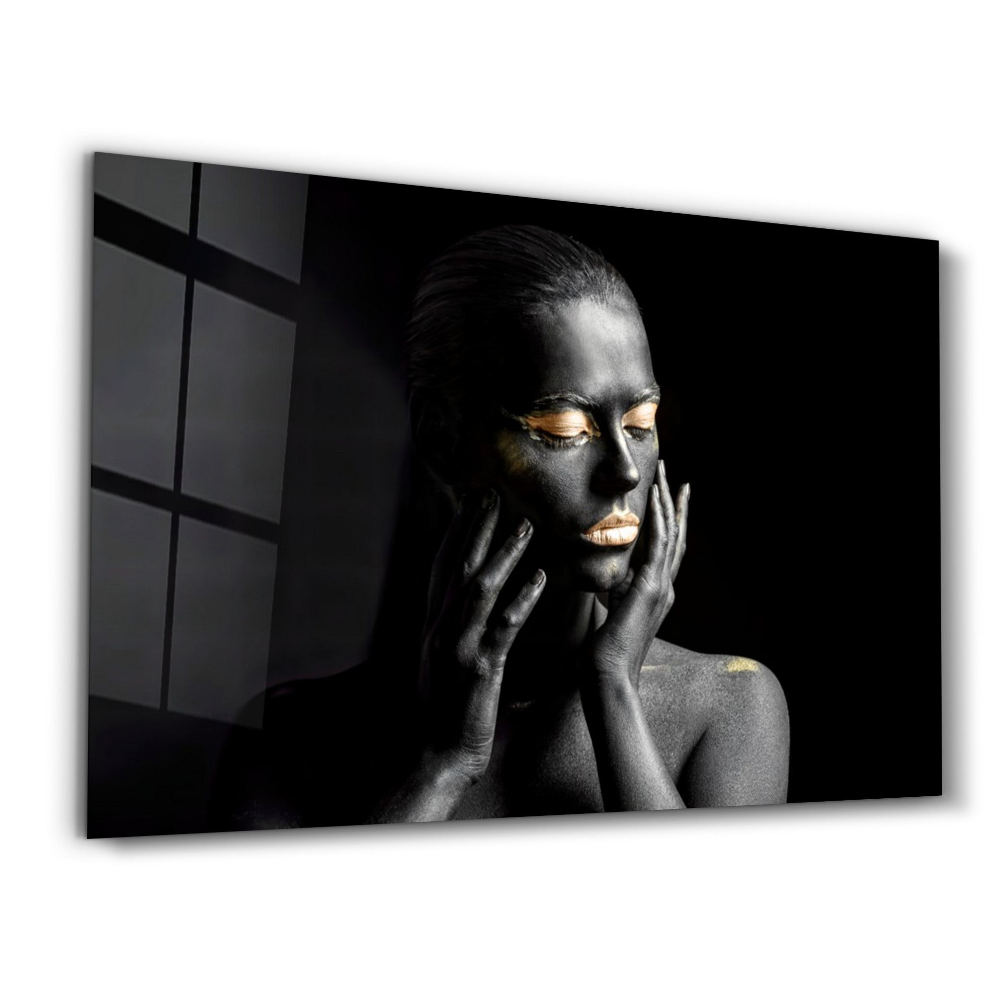 Arte em Vidro Temperado Multicolor 35x55cm - Pintura Decorativa UV de Alta Qualidade