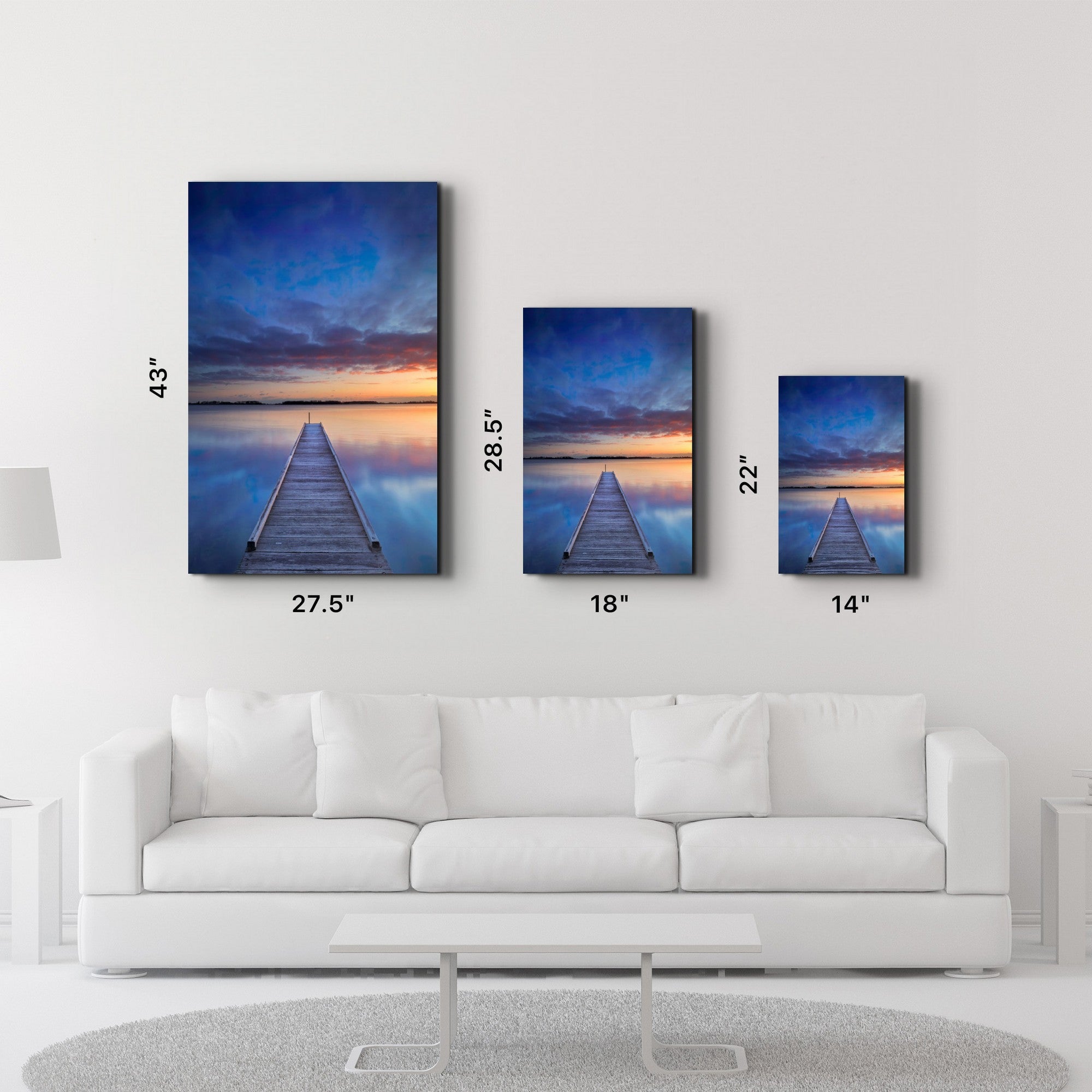 Arte em Vidro Temperado Multicolor 35x55cm - Pintura Decorativa UV de Alta Qualidade