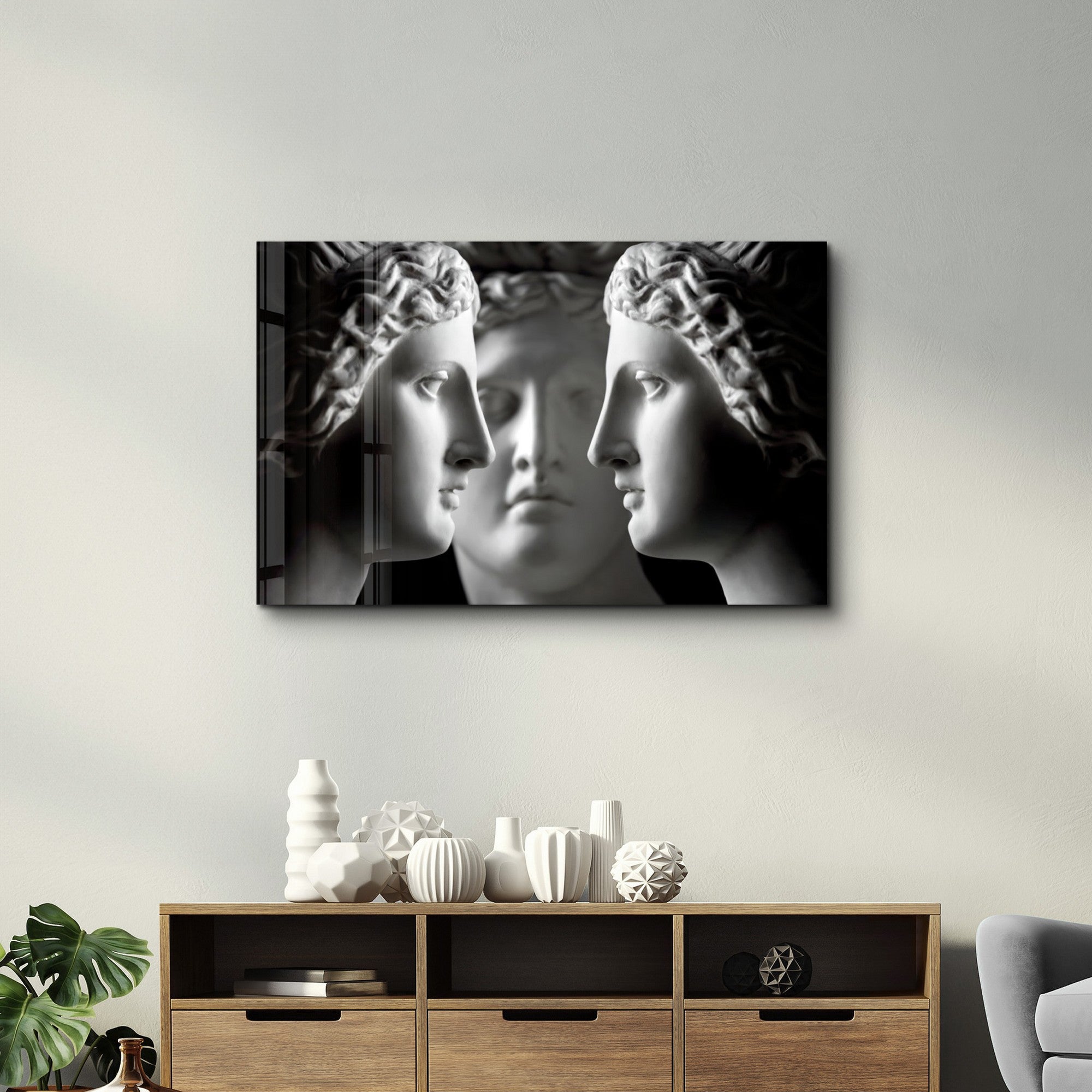 Arte Decorativa em Vidro Temperado Multicolor 35x55cm - Impressão UV de Alta Qualidade