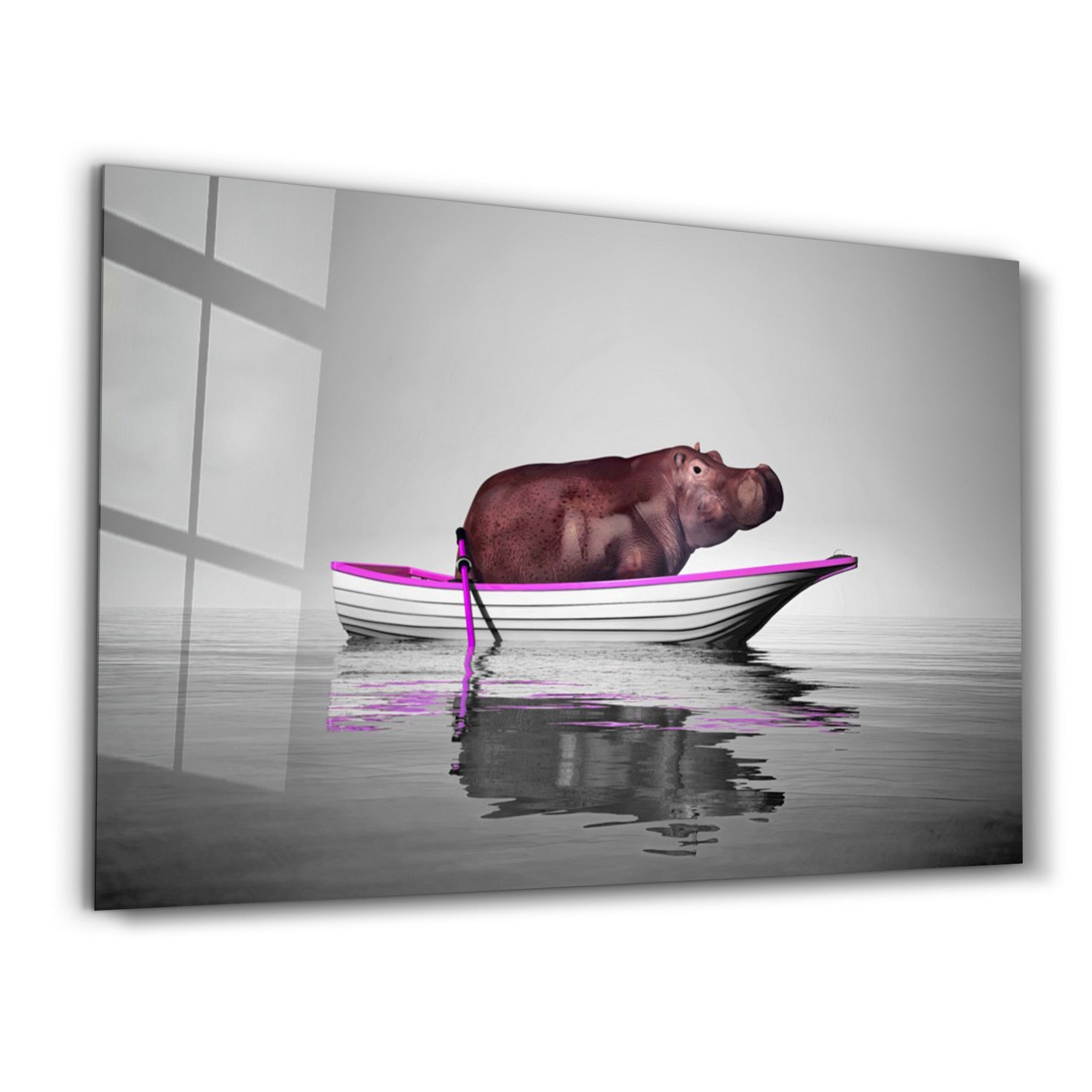 Arte Decorativa em Vidro Temperado Multicolor 35x55cm - Impressão UV de Alta Qualidade