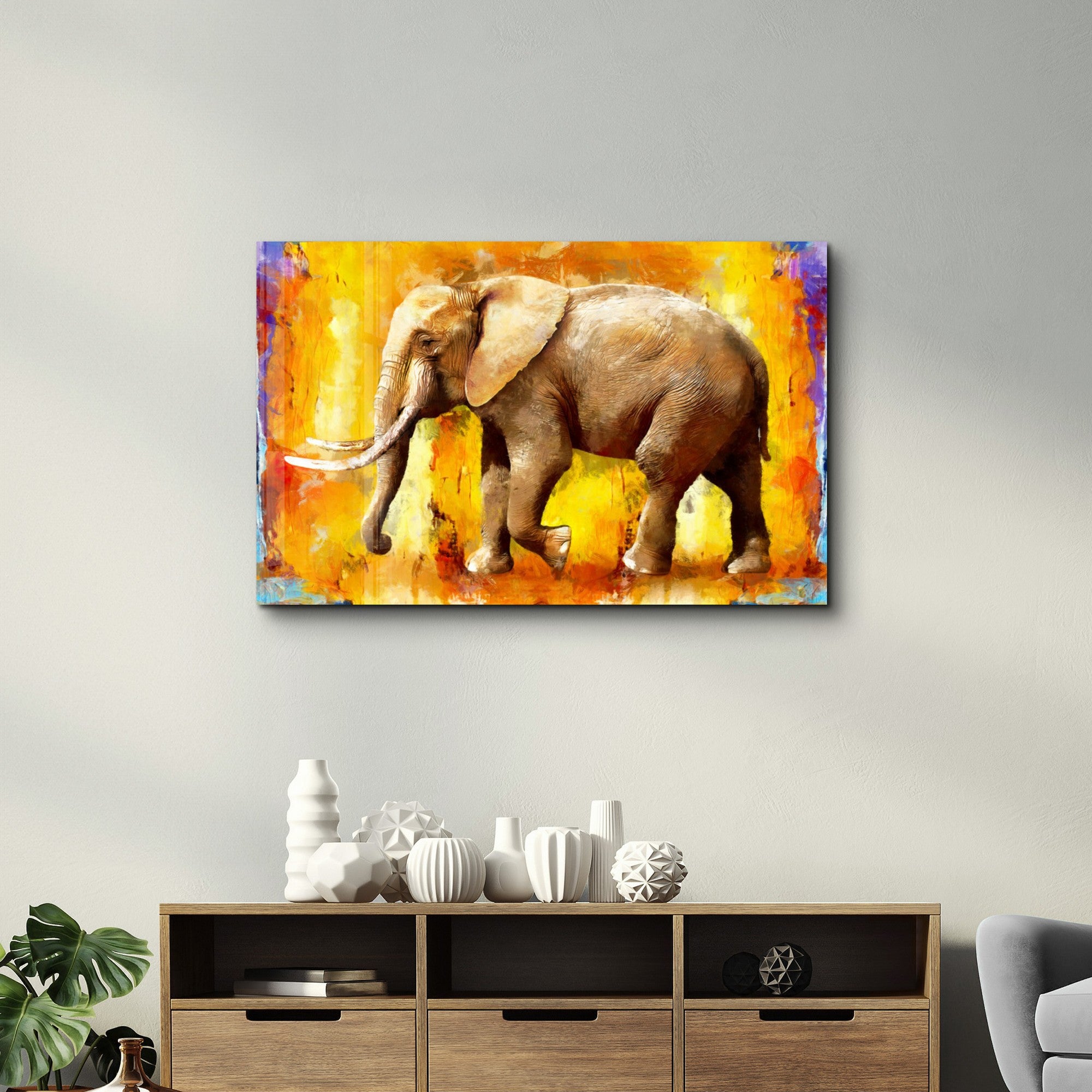 Arte em Vidro Temperado Multicolor 70x110cm - Pintura Decorativa UV de Alta Qualidade