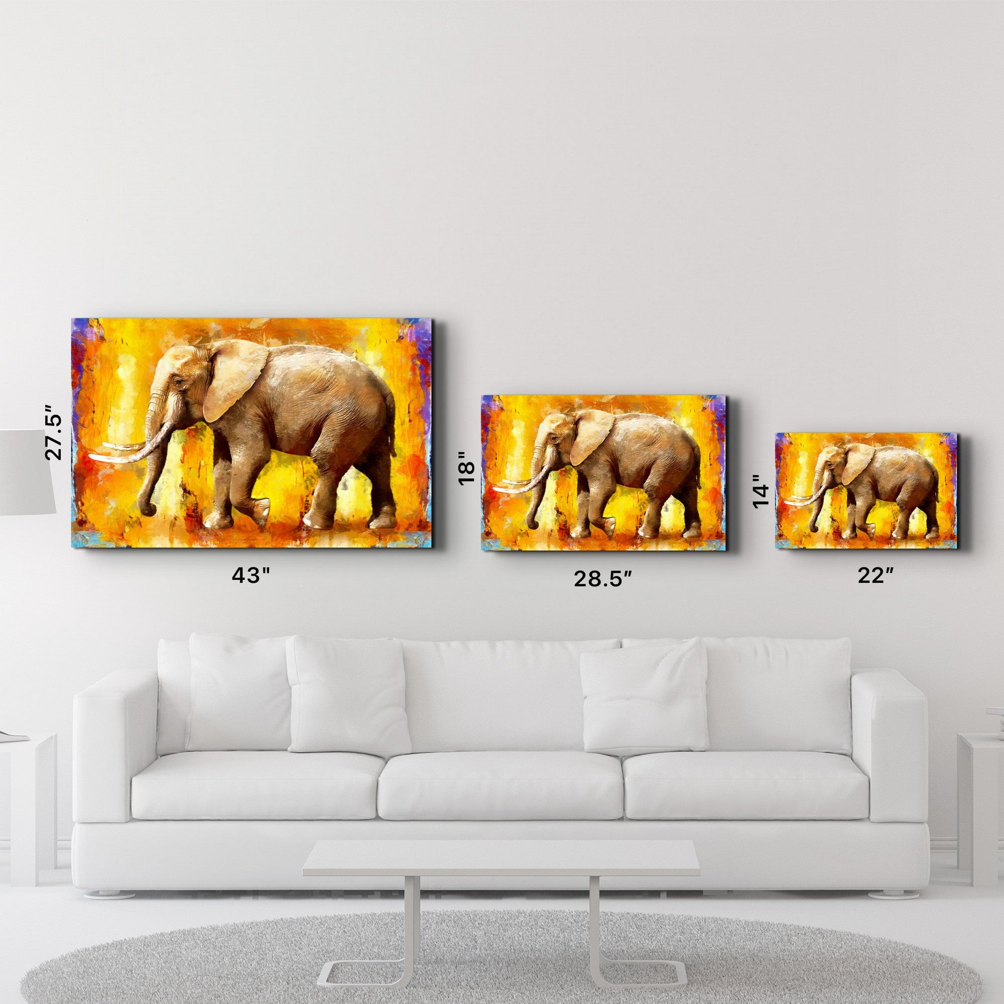 Arte em Vidro Temperado Multicolor 70x110cm - Pintura Decorativa UV de Alta Qualidade