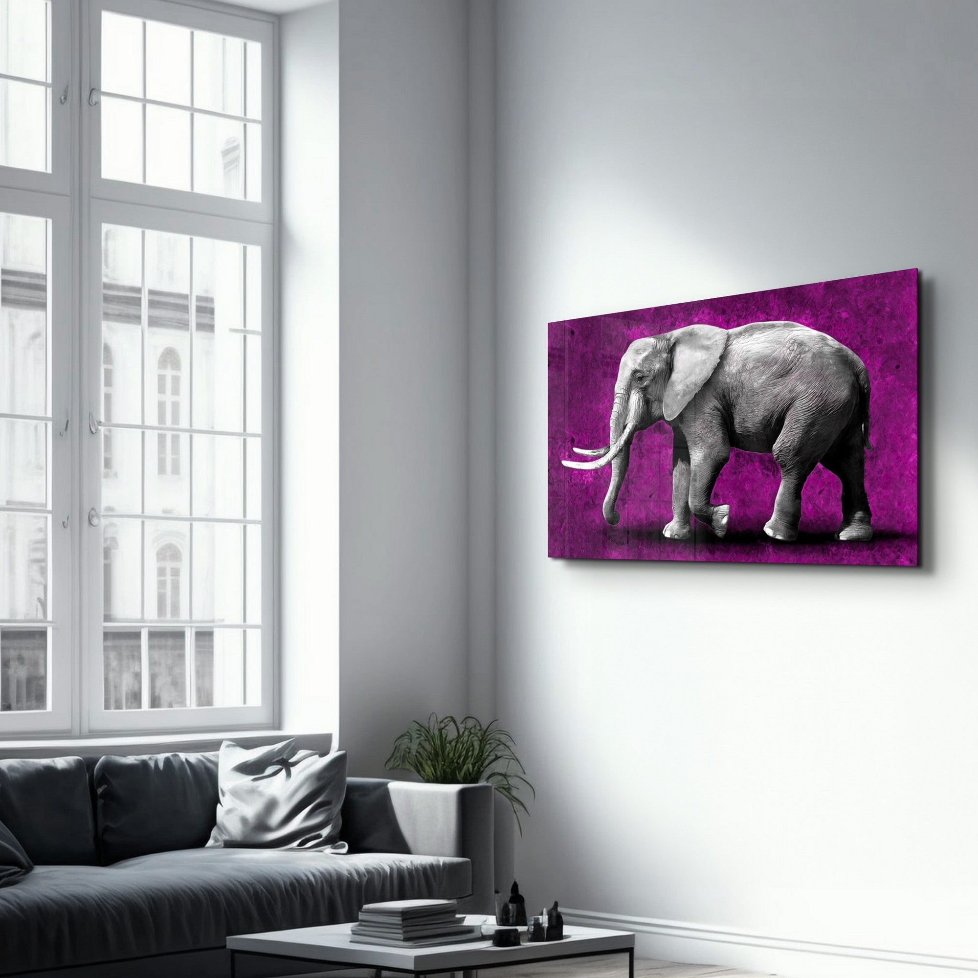 Arte Decorativa em Vidro Temperado Multicolor 35x55cm - Impressão UV de Alta Qualidade