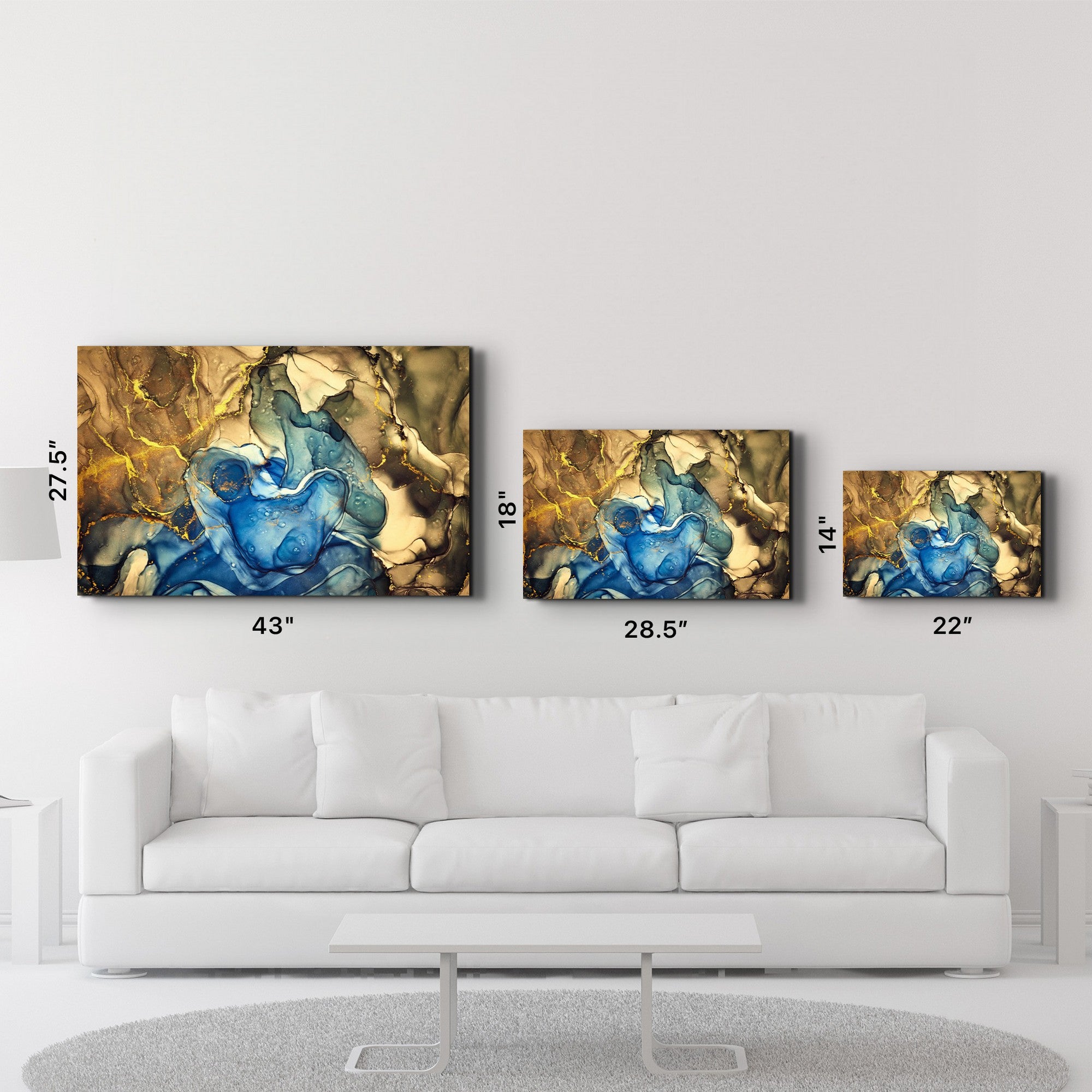 Arte Decorativa em Vidro Temperado Multicolor 70x110cm - Impressão UV de Alta Qualidade