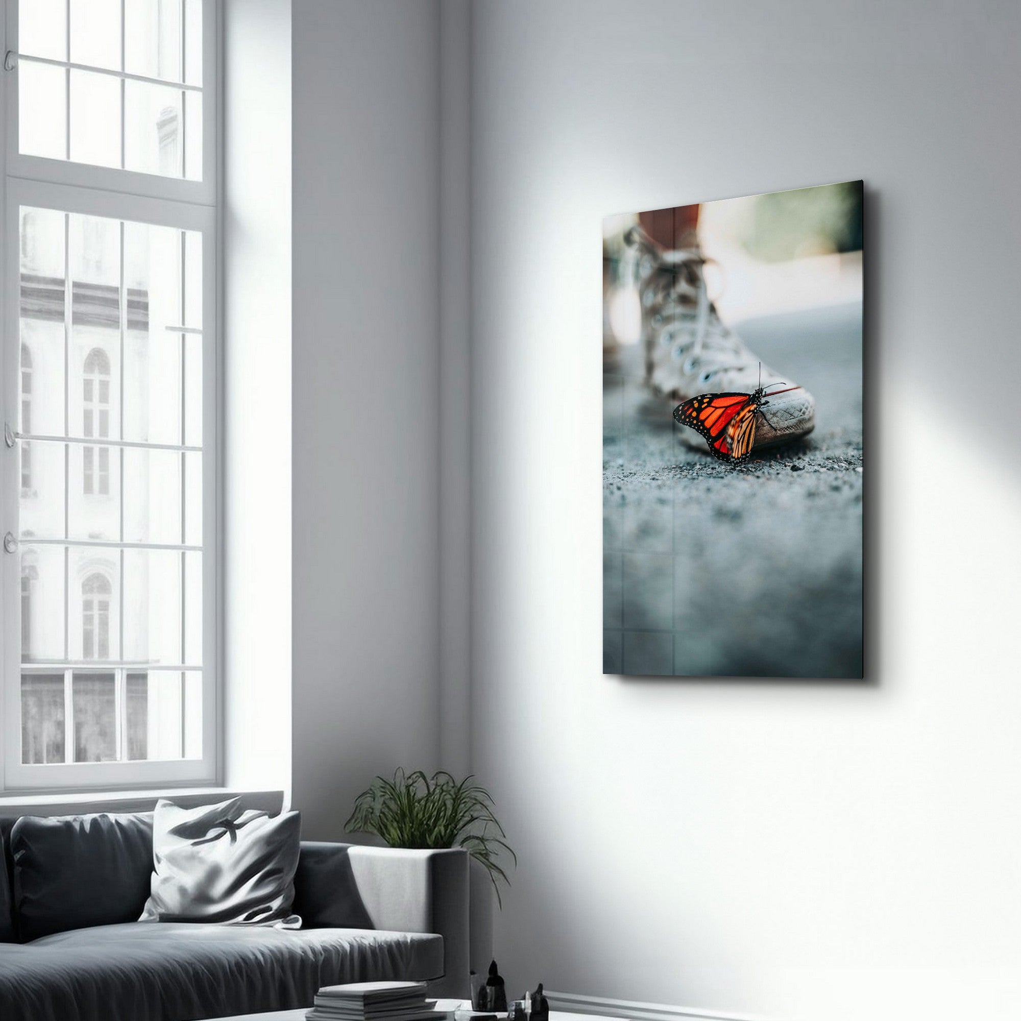 Arte Decorativa em Vidro Temperado Multicolor 35x55cm - Impressão UV de Alta Qualidade