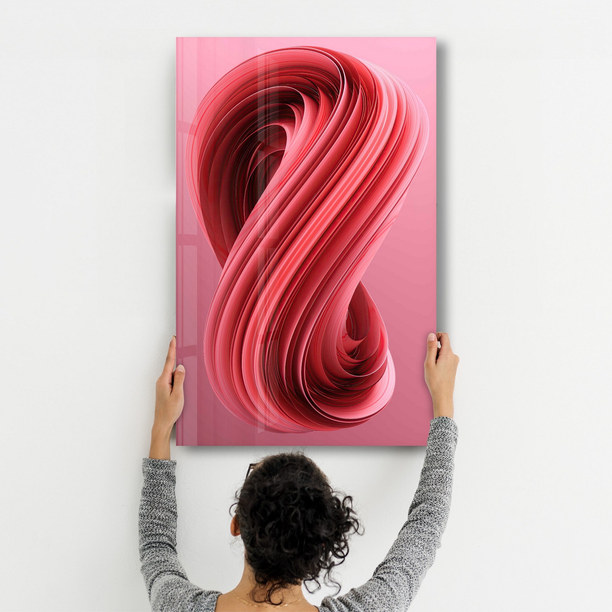 Arte Decorativa em Vidro Temperado Multicolor 35x55cm - Impressão UV de Alta Qualidade