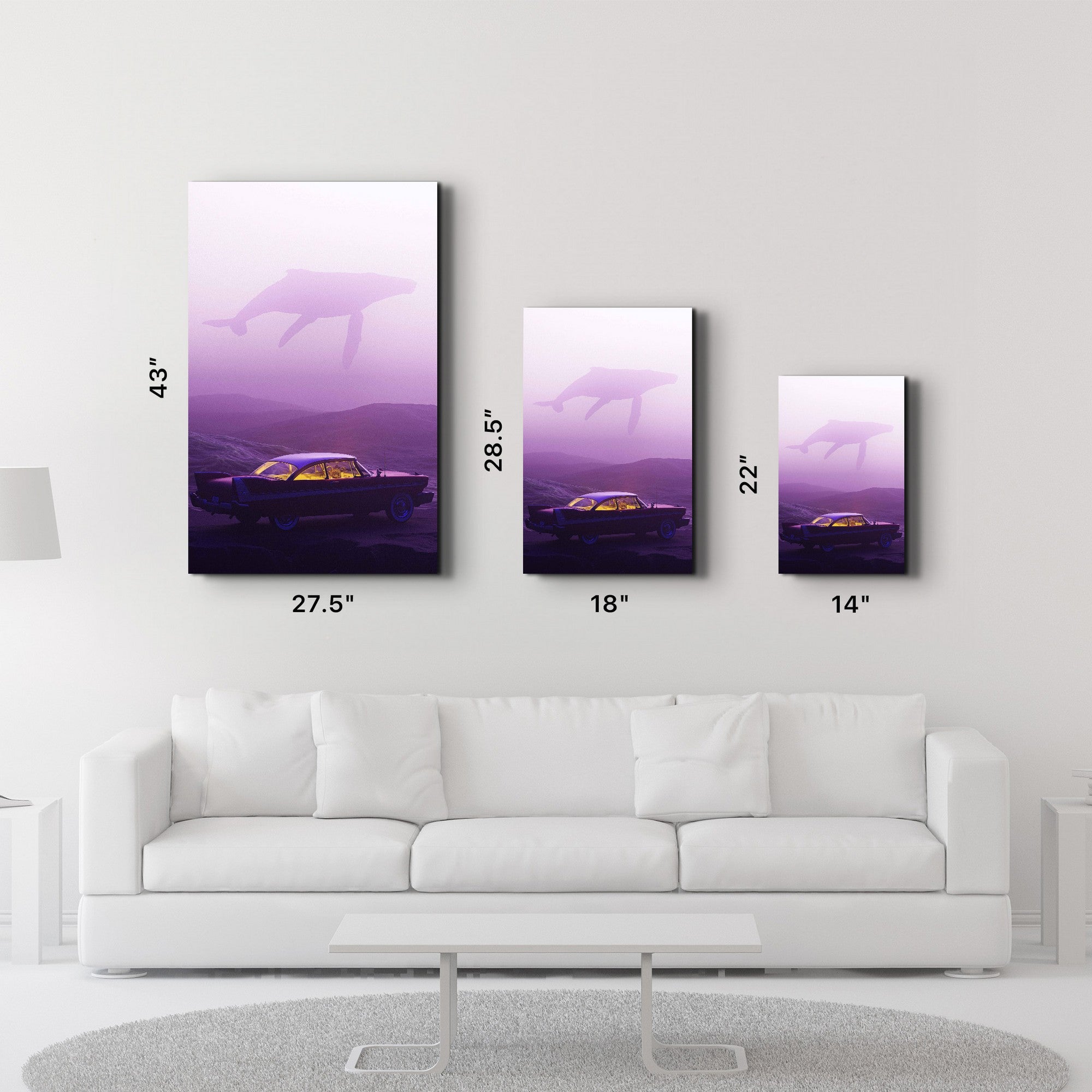 Arte Decorativa em Vidro Temperado Multicolor 35x55cm - Impressão UV de Alta Qualidade