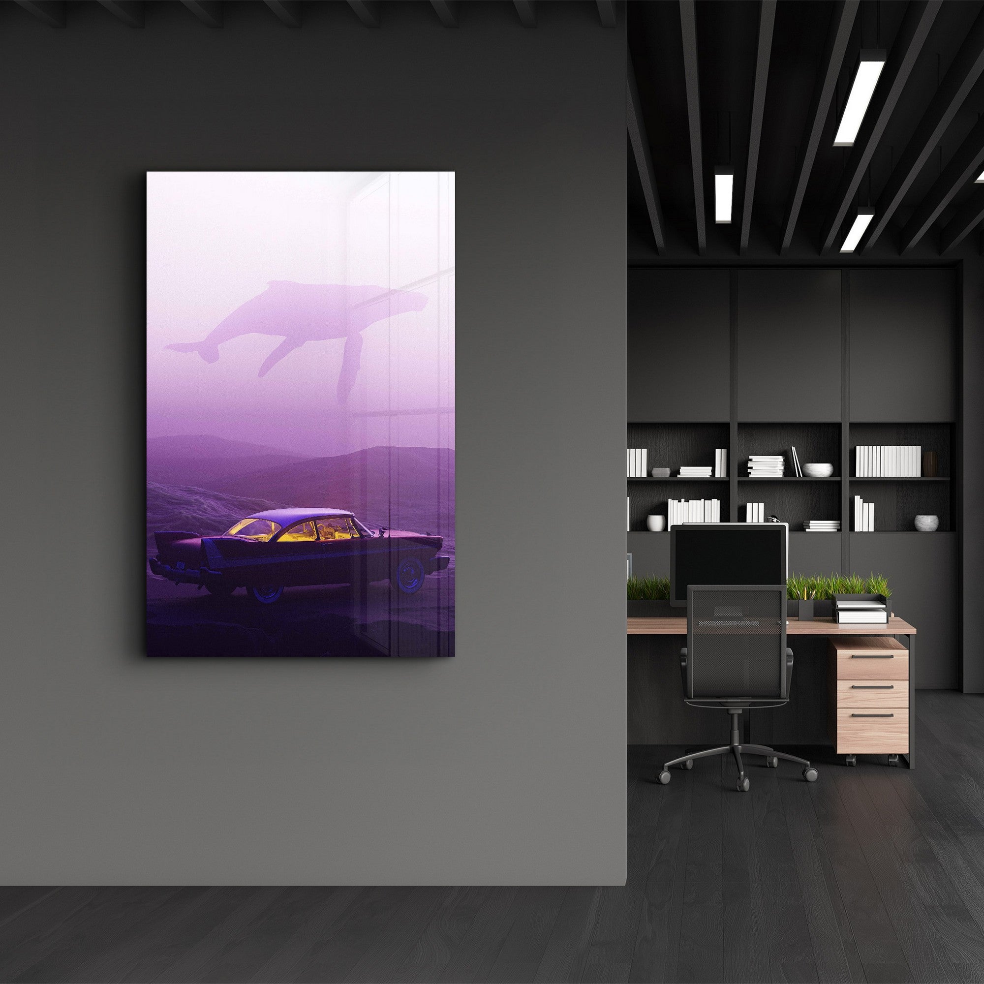 Arte Decorativa em Vidro Temperado Multicolor 70x110cm - Impressão UV de Alta Qualidade