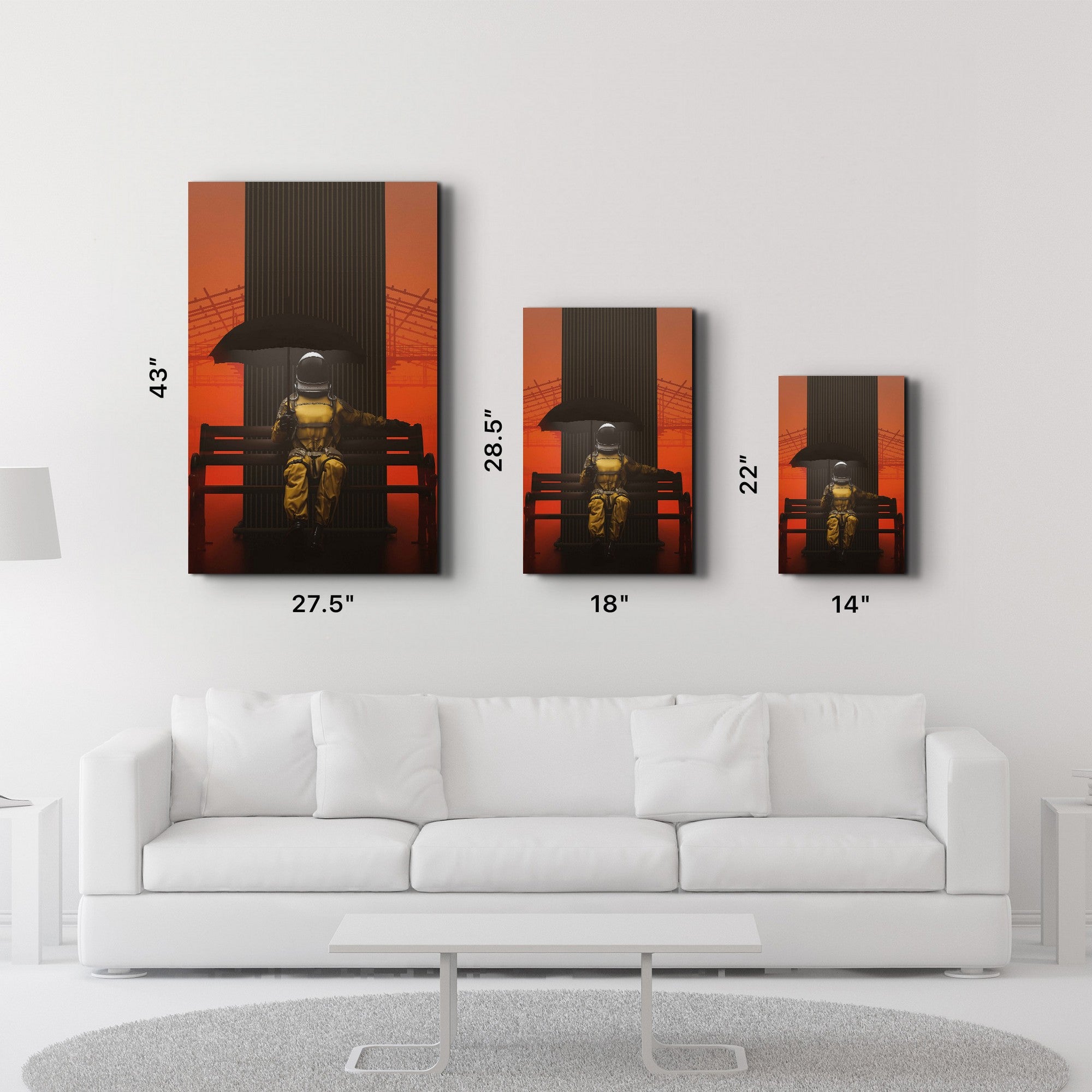 Arte Decorativa em Vidro Temperado Multicolor 35x55cm - Impressão UV de Alta Qualidade