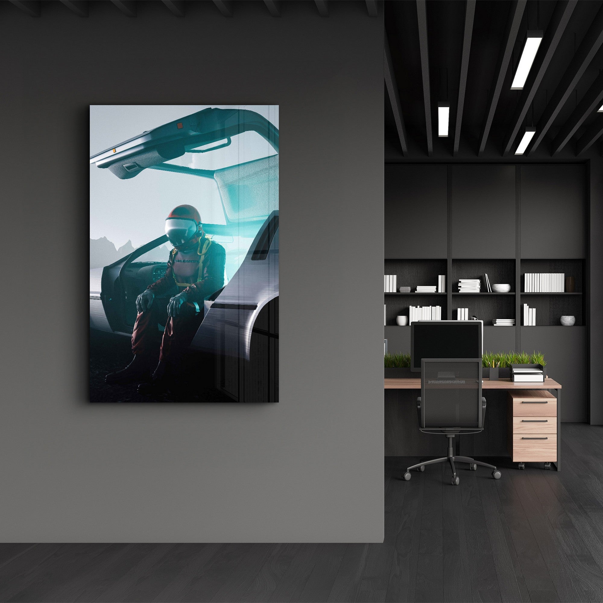 Arte Decorativa em Vidro Temperado Multicolor 70x110cm - Impressão UV de Alta Qualidade