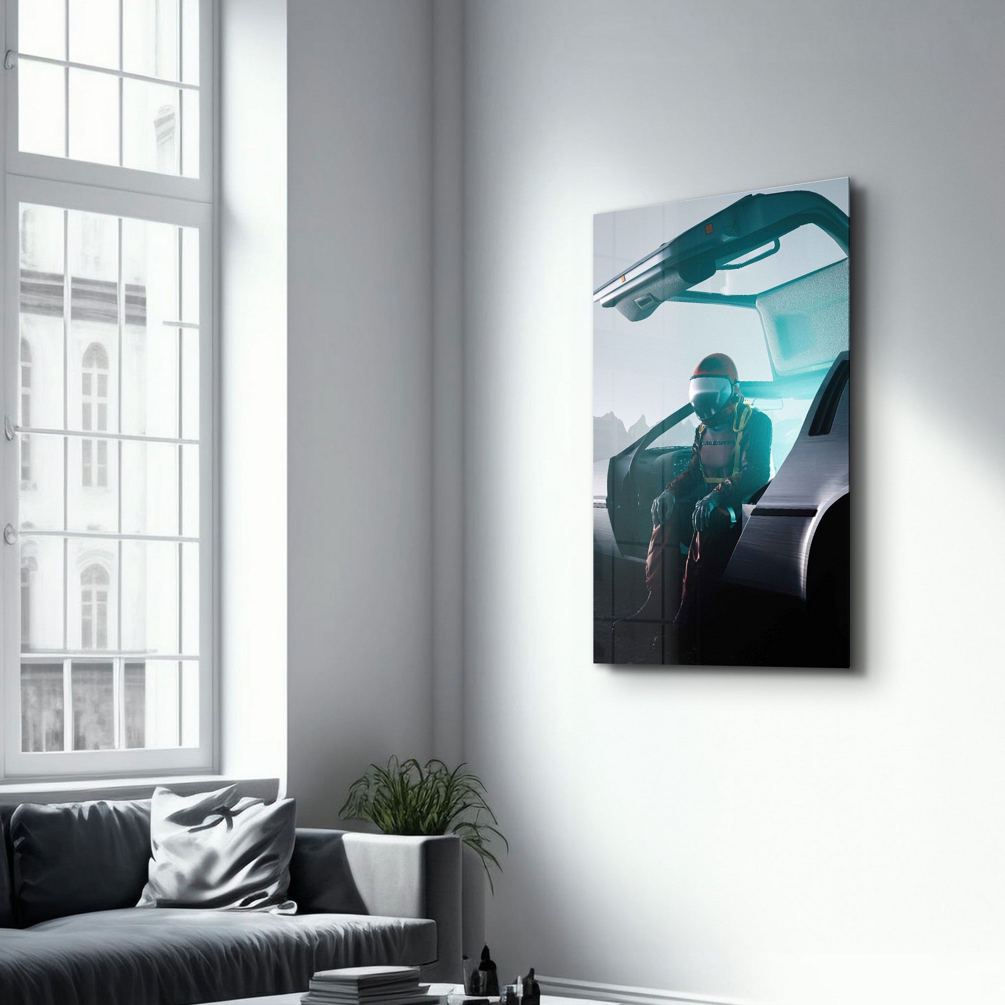 Arte Decorativa em Vidro Temperado Multicolor 70x110cm - Impressão UV de Alta Qualidade