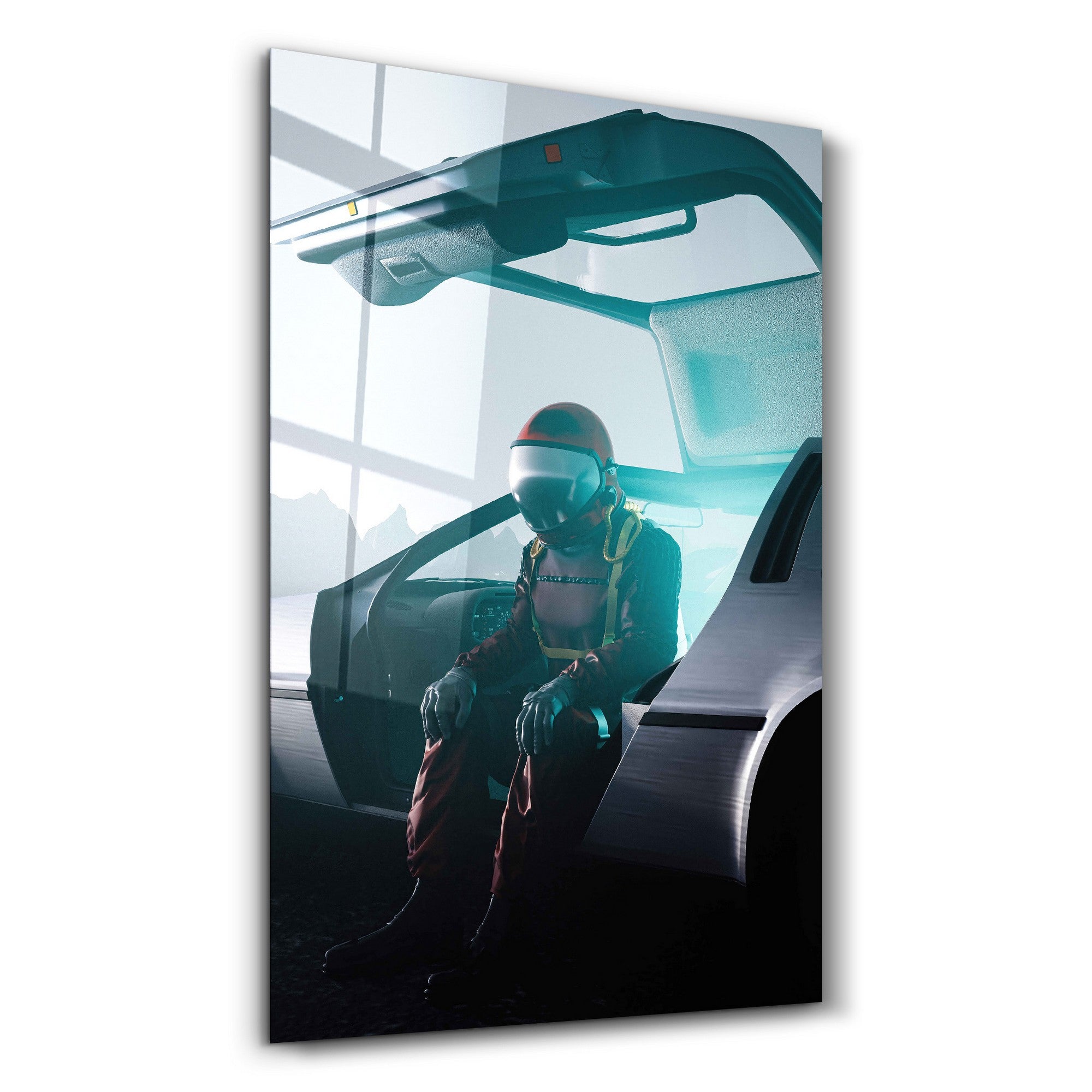 Arte Decorativa em Vidro Temperado Multicolor 70x110cm - Impressão UV de Alta Qualidade