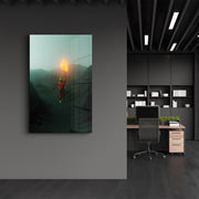 Arte Decorativa em Vidro Temperado Multicolor 70x110cm - Impressão UV de Alta Qualidade