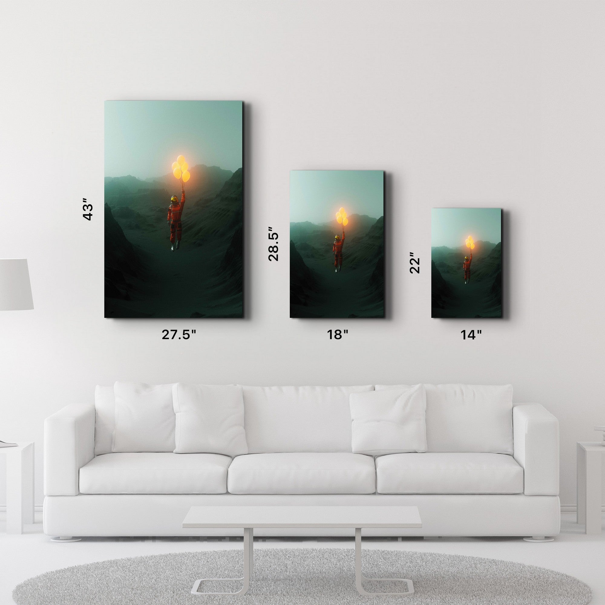 Arte Decorativa em Vidro Temperado Multicolor 70x110cm - Impressão UV de Alta Qualidade