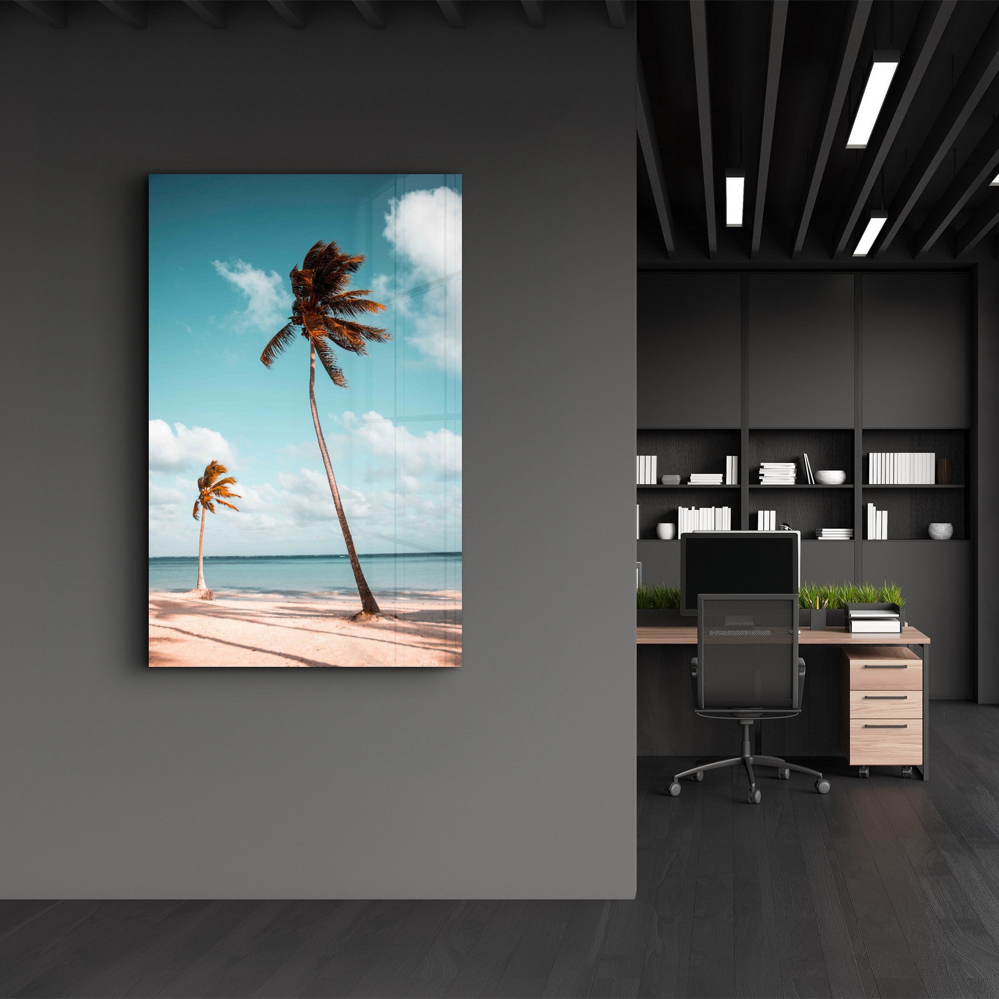 Arte Decorativa em Vidro Temperado Multicolor 35x55cm - Impressão UV de Alta Qualidade