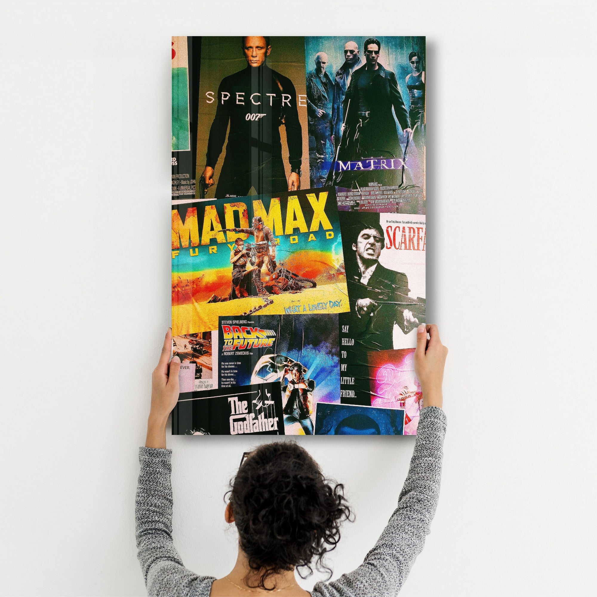 Arte Decorativa em Vidro Temperado Multicolor 70x110cm - Impressão UV de Alta Qualidade