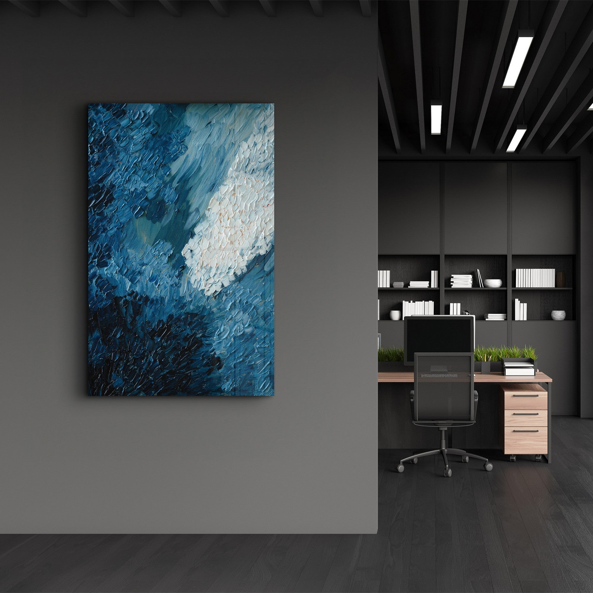 Arte Decorativa em Vidro Temperado Multicolor 35x55cm - Impressão UV de Alta Qualidade